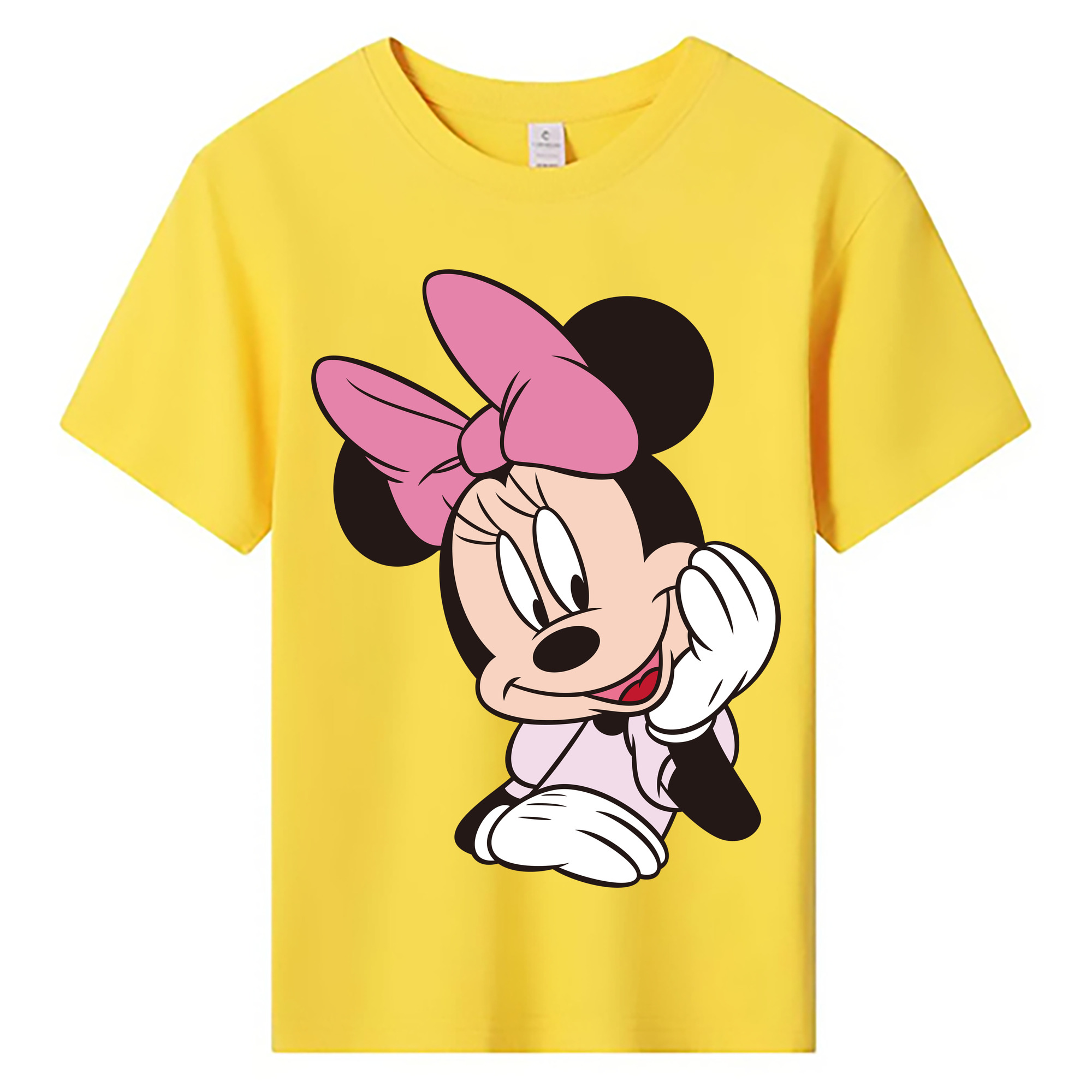 ミッキーマウス Mickey Mouse 綿100％キッズTシャツ（フロントプリント）