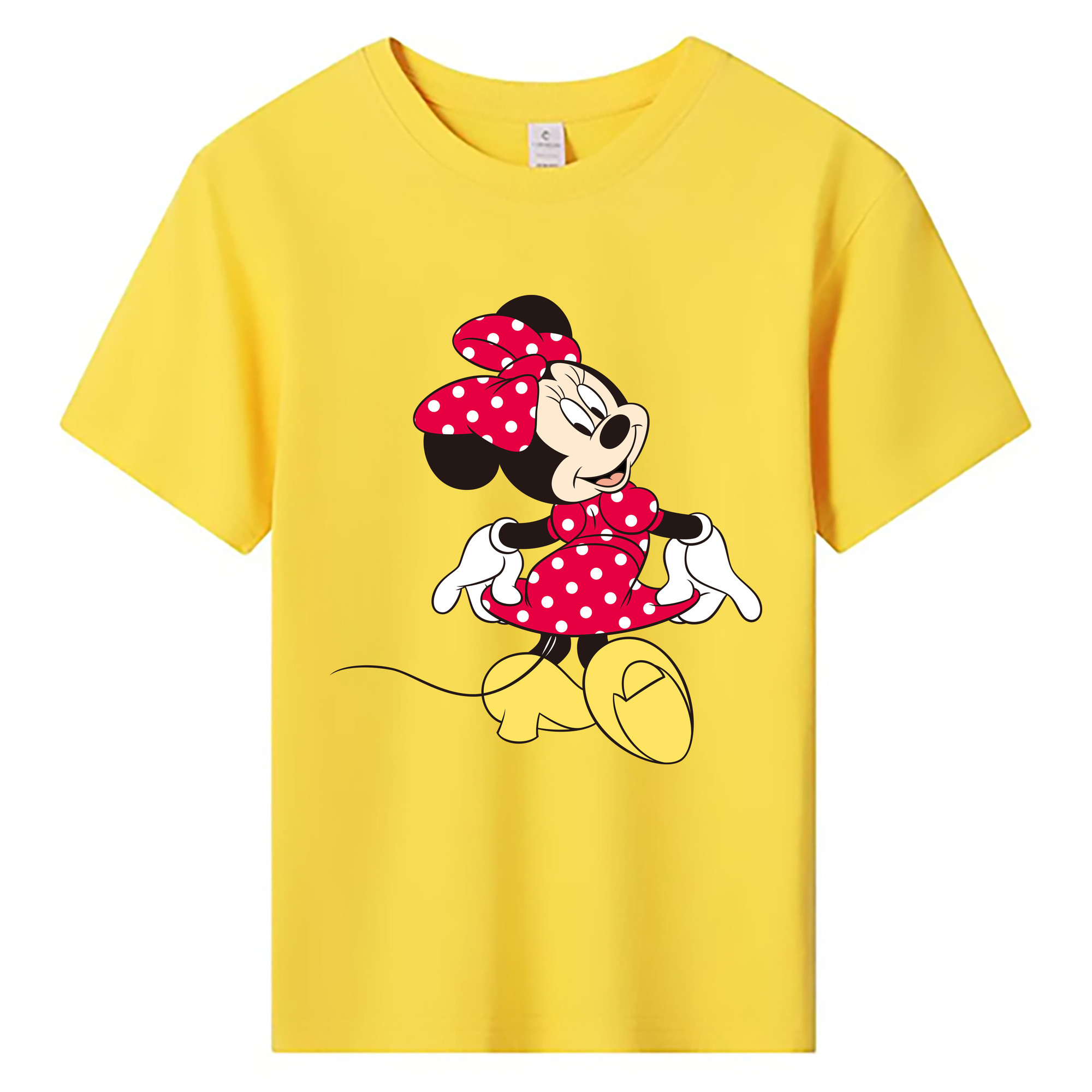 ミッキーマウス Mickey Mouse 綿100％キッズTシャツ（フロントプリント）