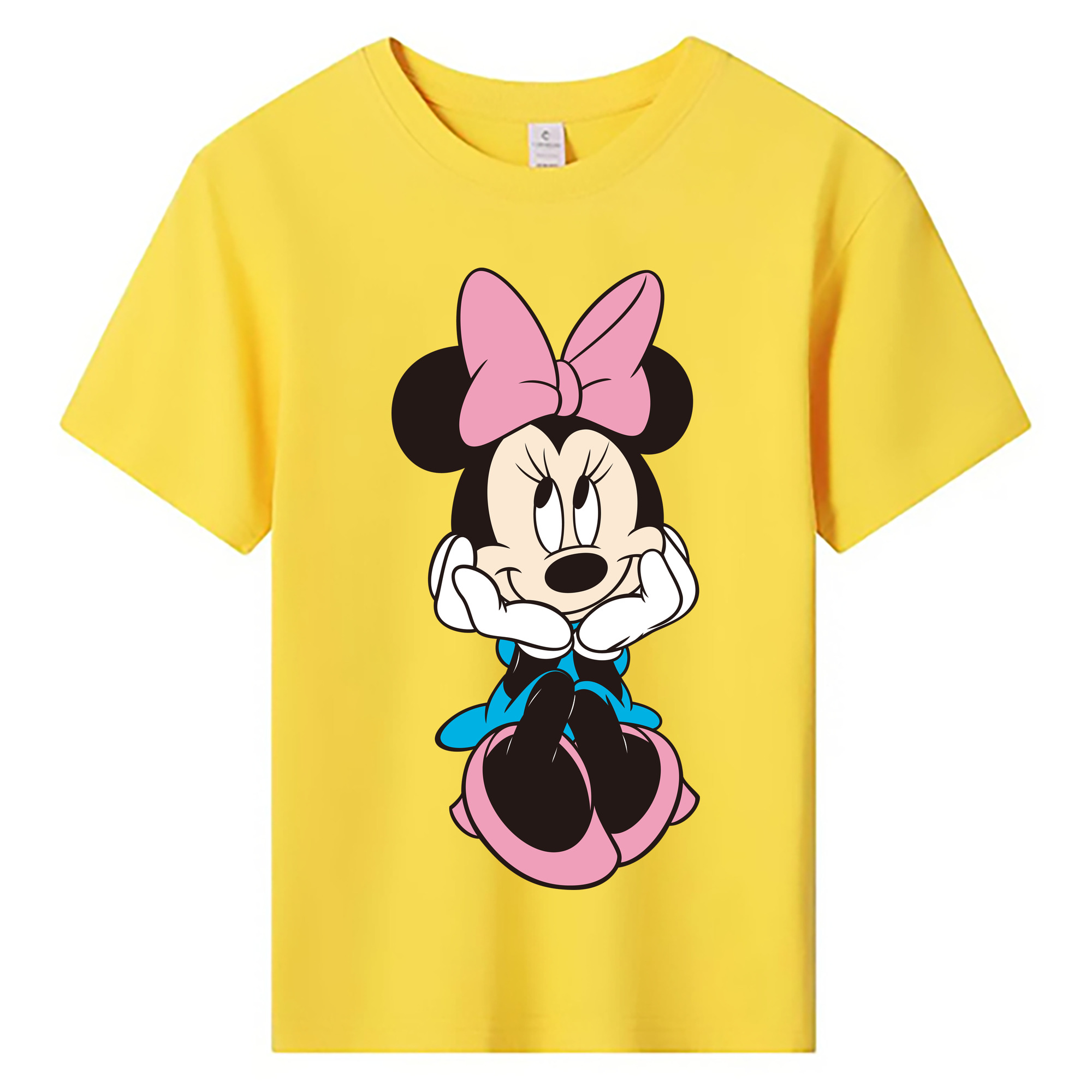 ミッキーマウス Mickey Mouse 綿100％キッズTシャツ（フロントプリント）