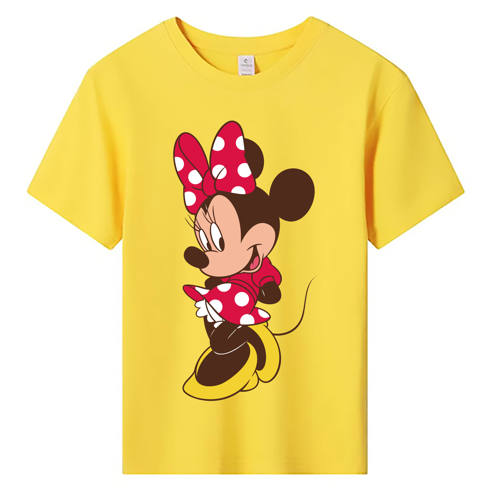 ミッキーマウス Mickey Mouse 綿100％キッズTシャツ（フロントプリント）