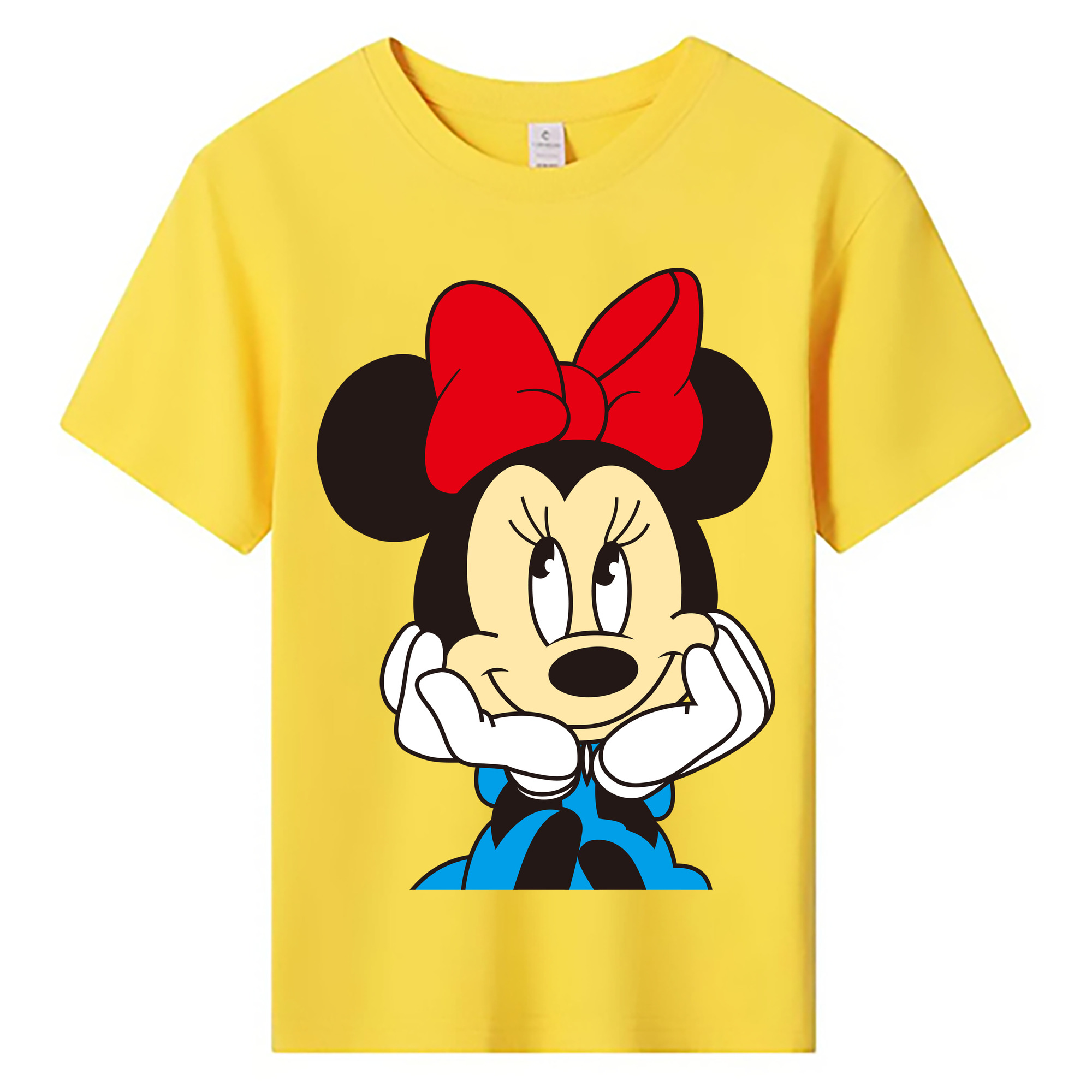 ミッキーマウス Mickey Mouse 綿100％キッズTシャツ（フロントプリント）