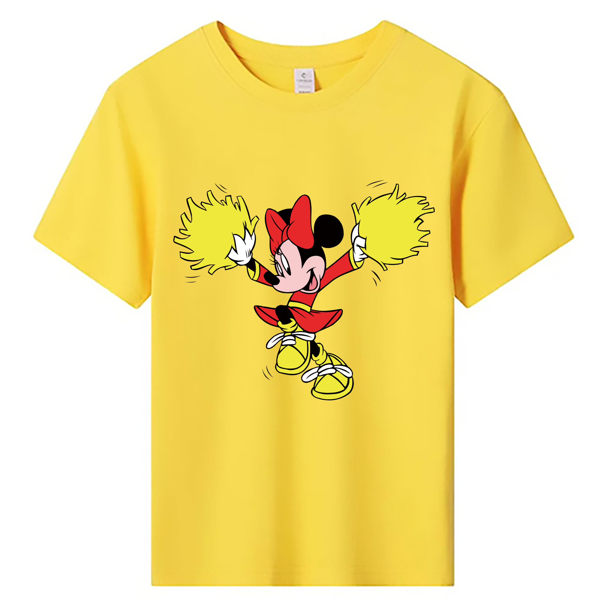 ミッキーマウス Mickey Mouse 綿100％キッズTシャツ（フロントプリント）