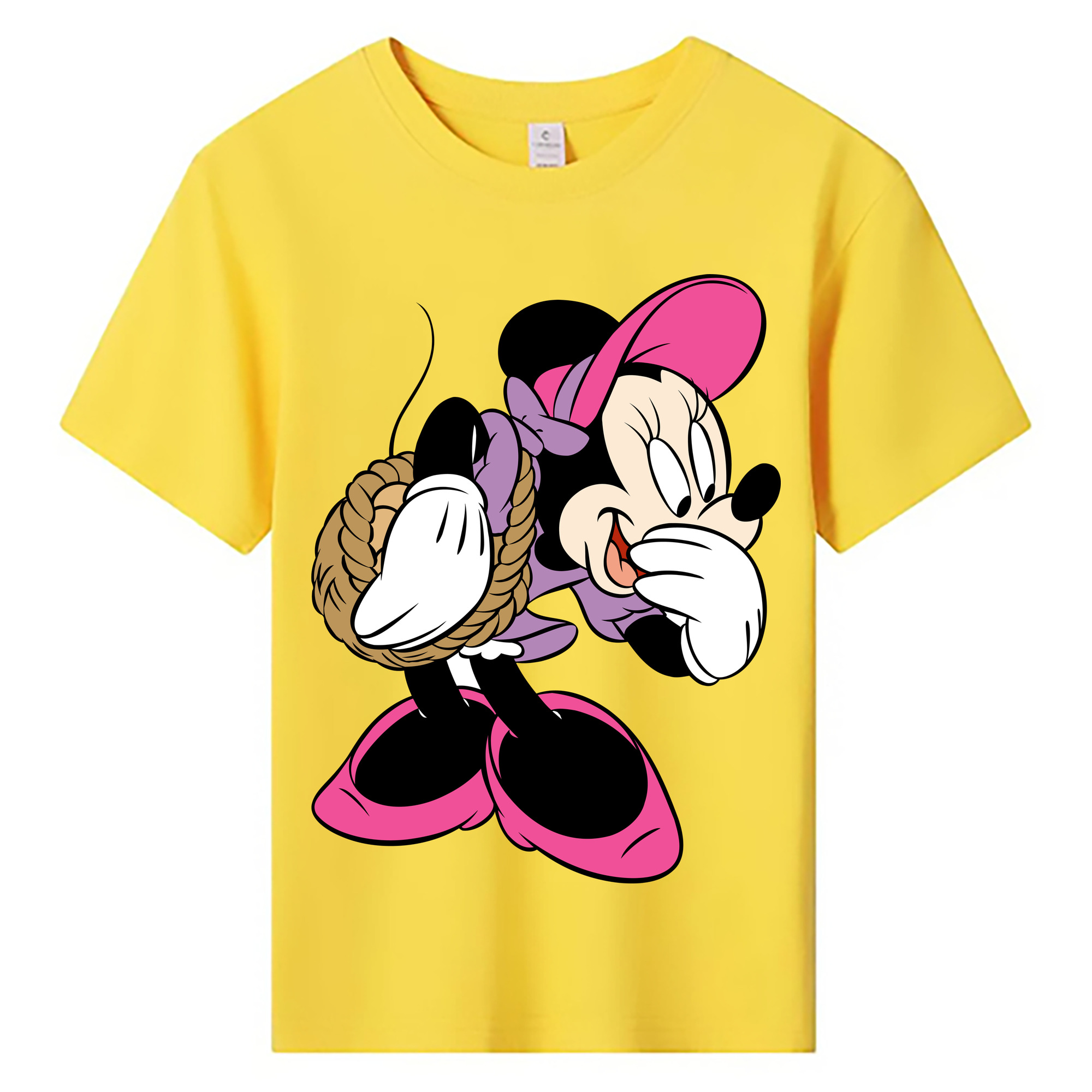 ミッキーマウス Mickey Mouse 綿100％キッズTシャツ（フロントプリント）