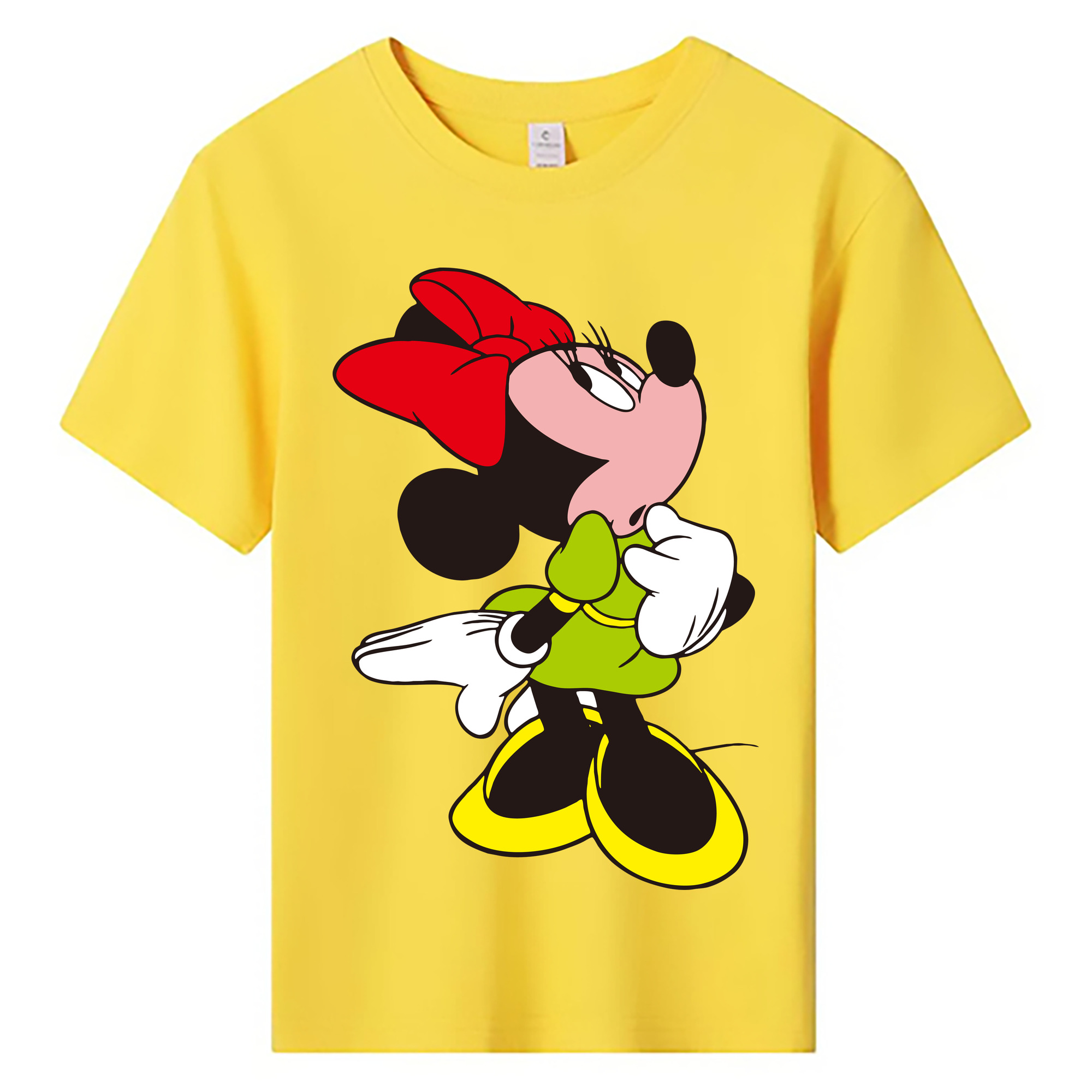 ミッキーマウス Mickey Mouse 綿100％キッズTシャツ（フロントプリント）