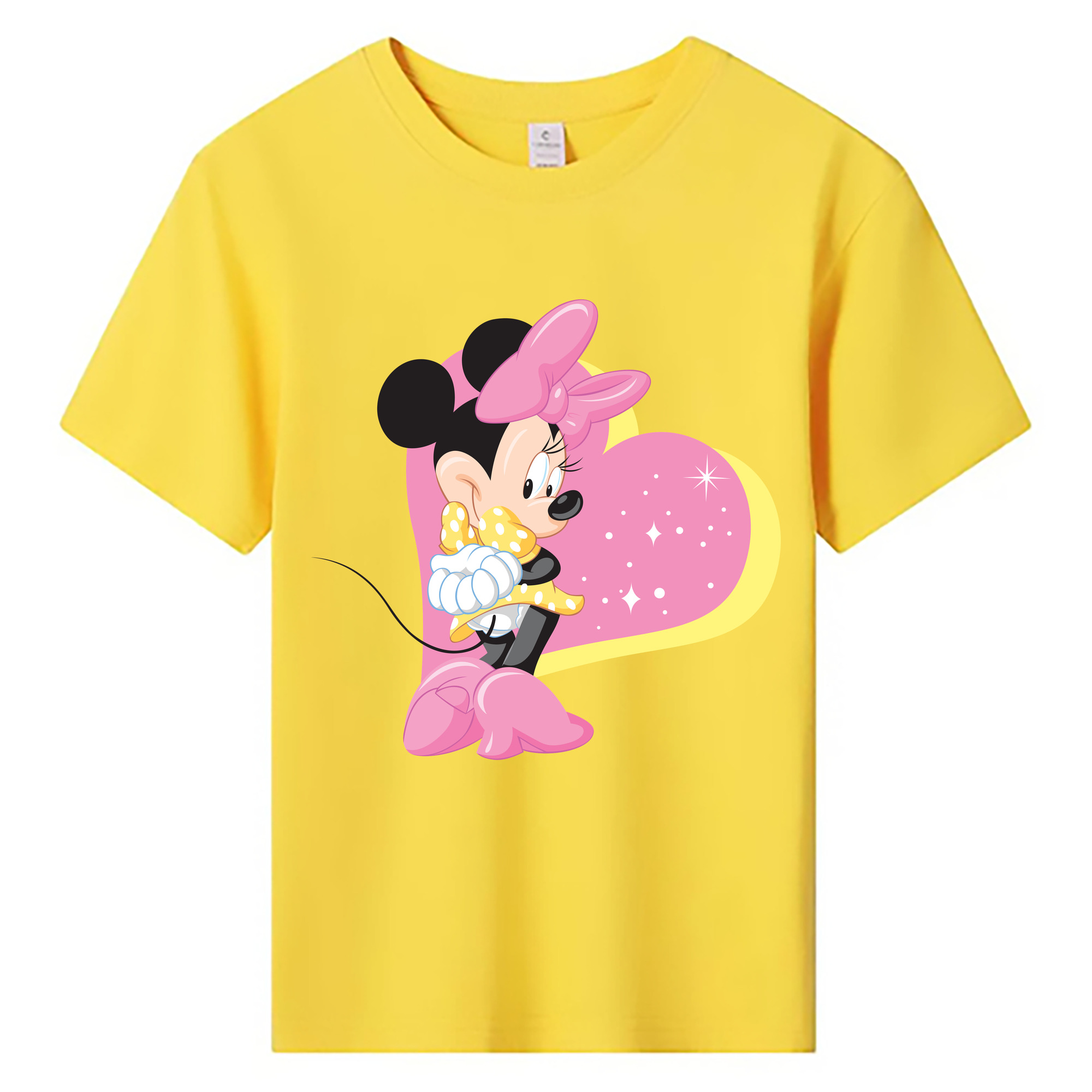 ミッキーマウス Mickey Mouse 綿100％キッズTシャツ（フロントプリント）
