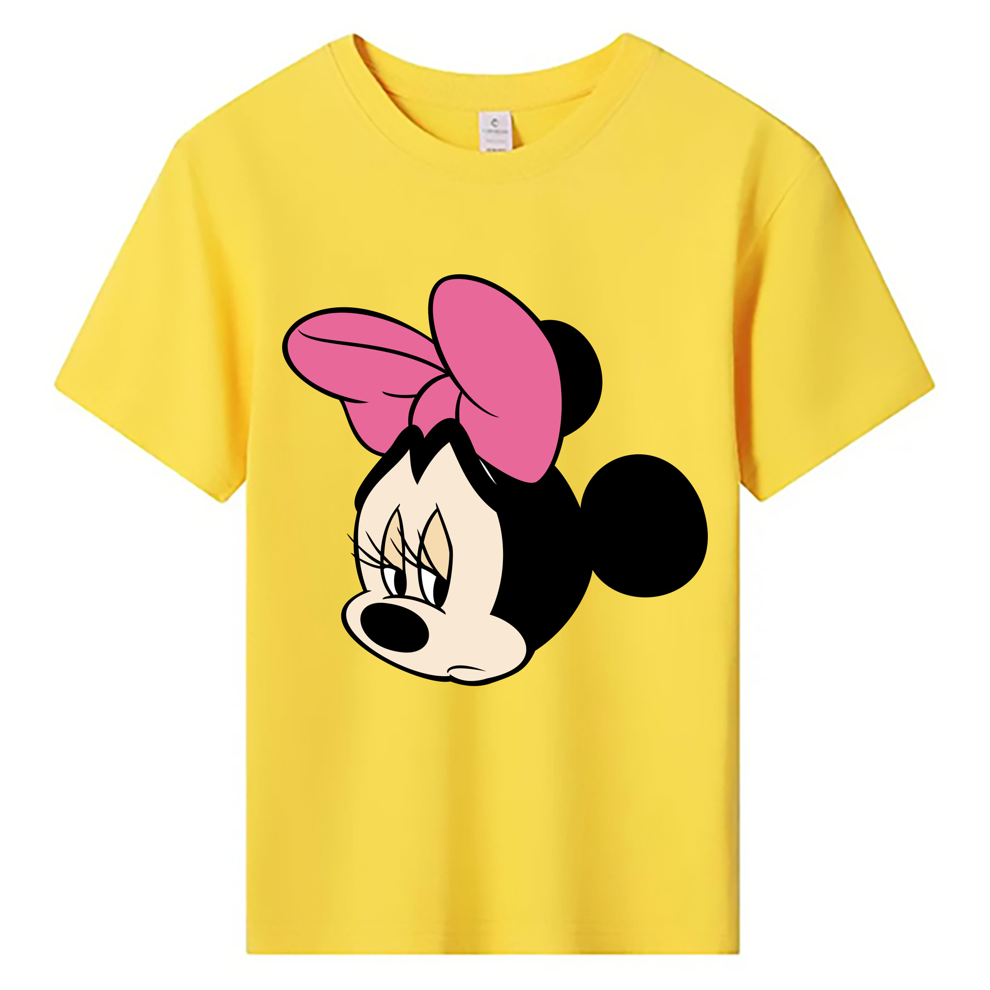 ミッキーマウス Mickey Mouse 綿100％キッズTシャツ（フロントプリント）