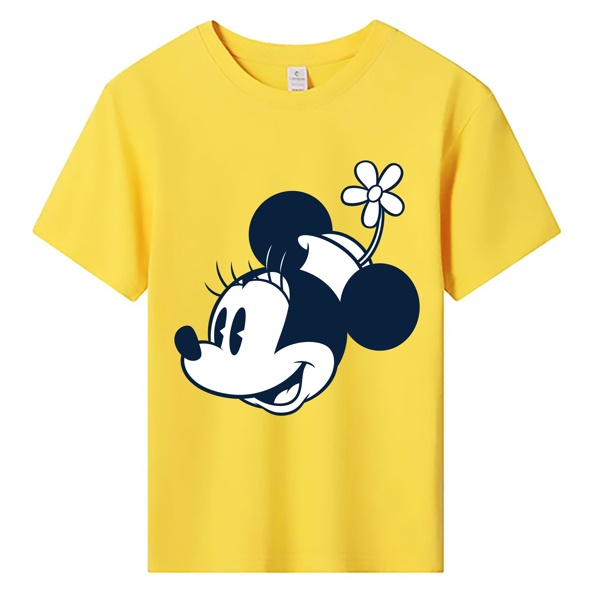 ミッキーマウス Mickey Mouse 綿100％キッズTシャツ（フロントプリント）