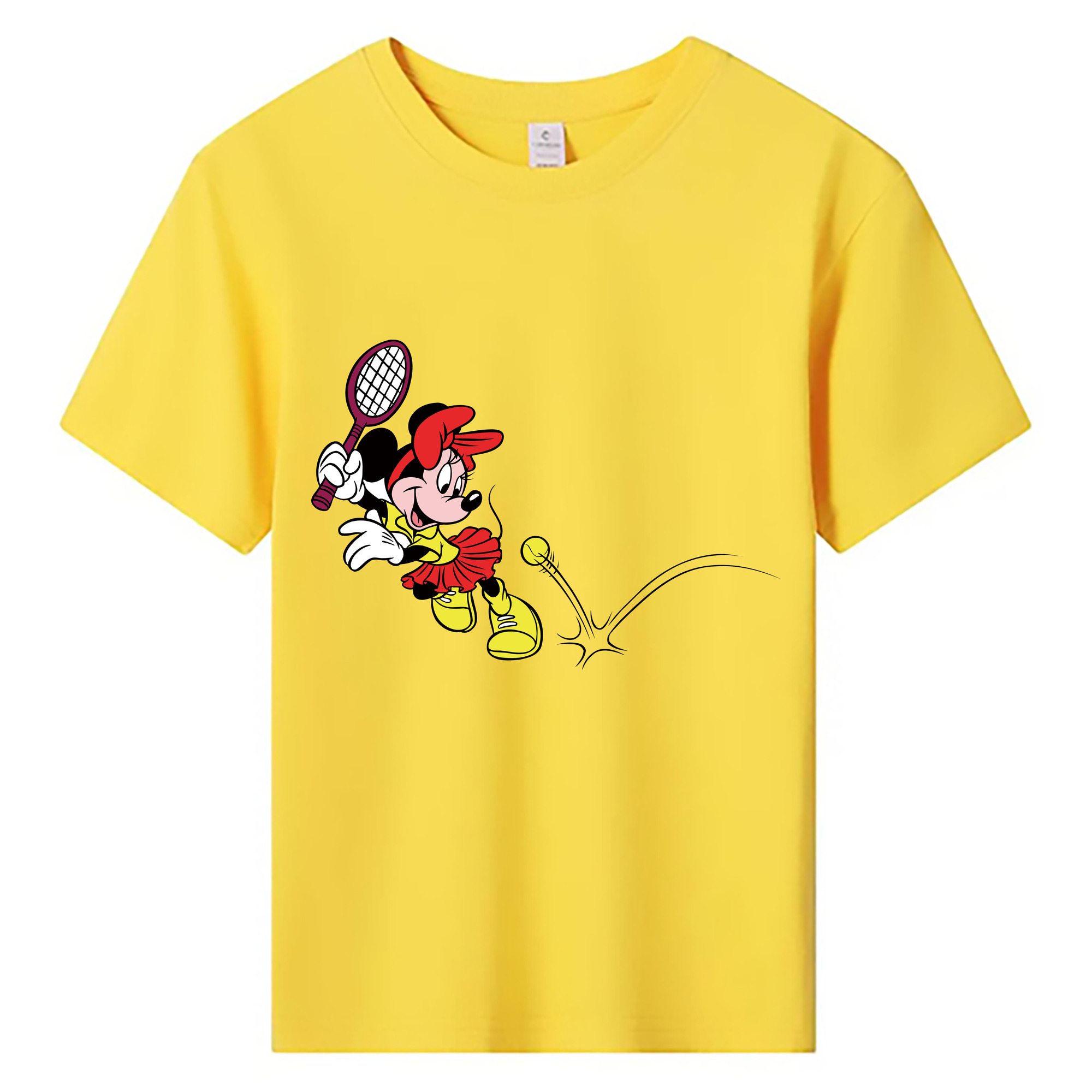 ミッキーマウス Mickey Mouse 綿100％キッズTシャツ（フロントプリント）