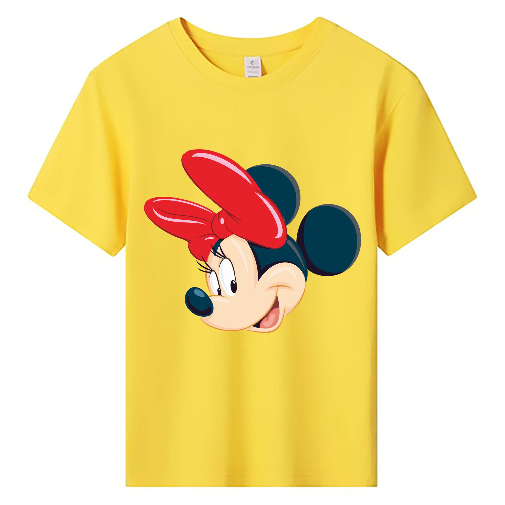 ミッキーマウス Mickey Mouse 綿100％キッズTシャツ（フロントプリント）