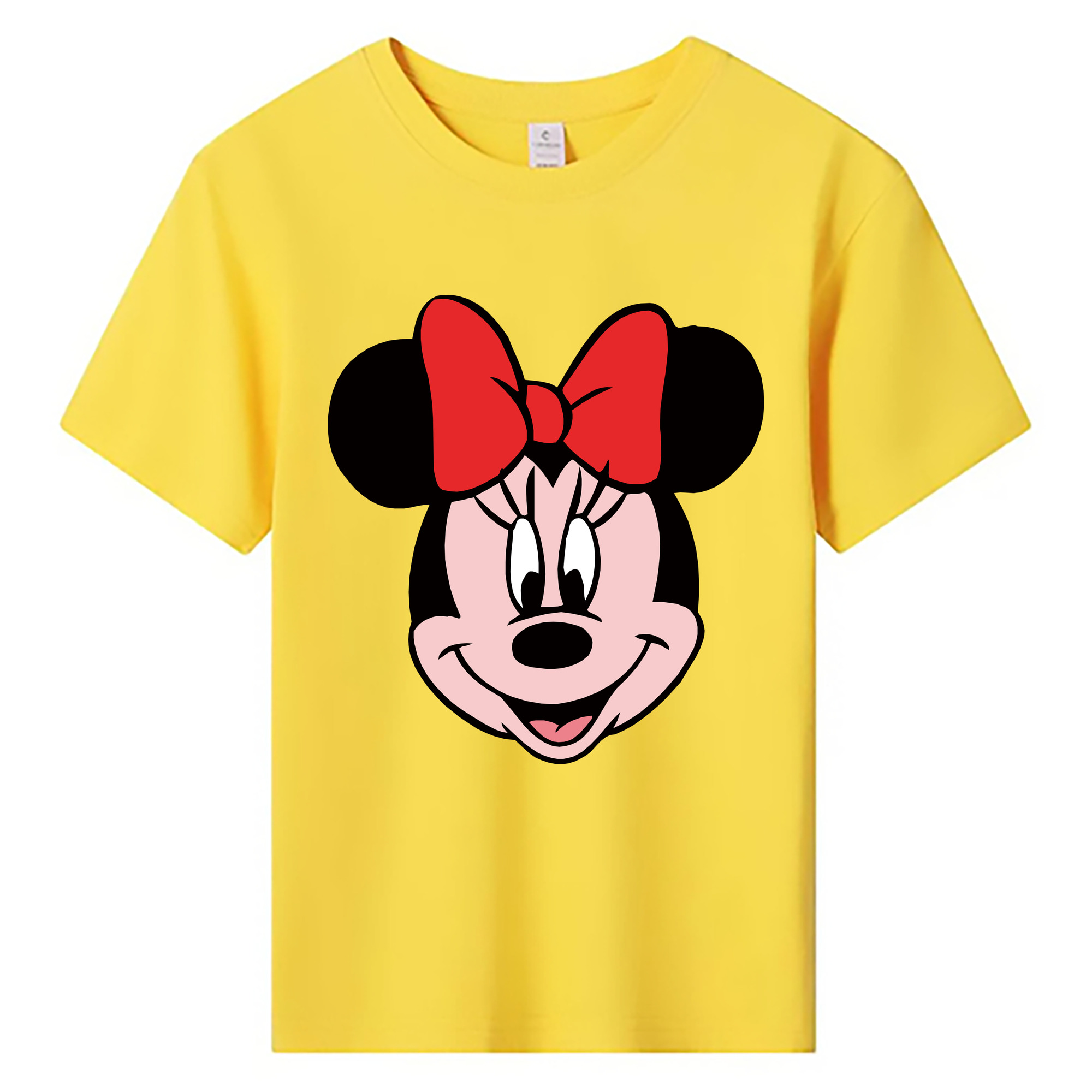 ミッキーマウス Mickey Mouse 綿100％キッズTシャツ（フロントプリント）