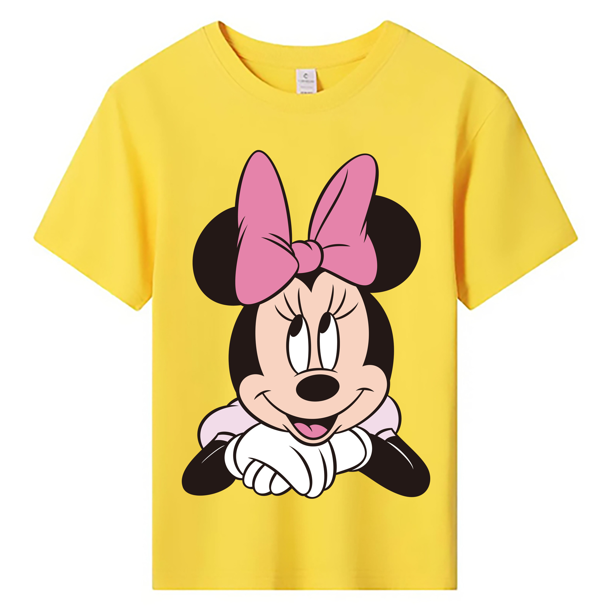 ミッキーマウス Mickey Mouse 綿100％キッズTシャツ（フロントプリント）