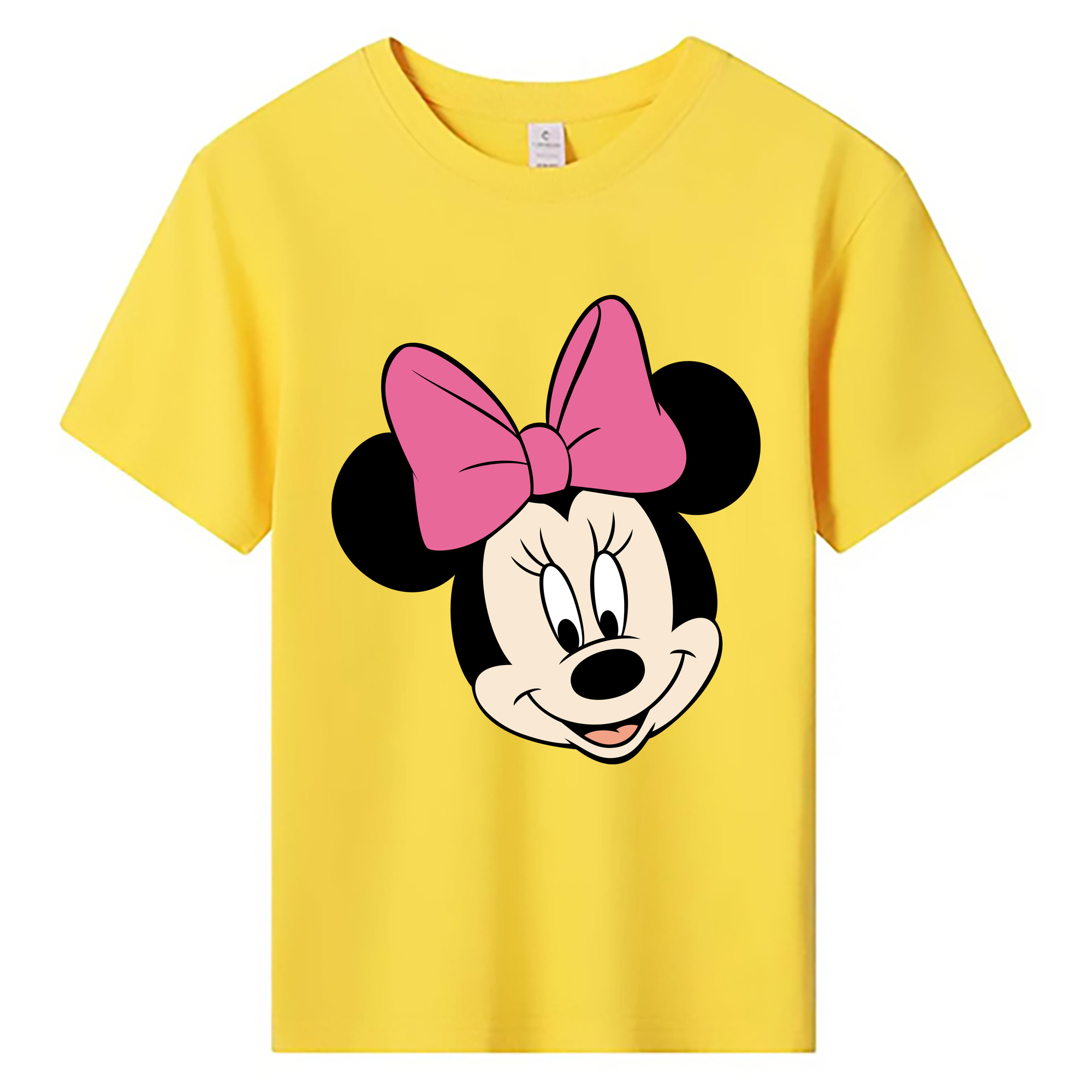 ミッキーマウス Mickey Mouse 綿100％キッズTシャツ（フロントプリント）