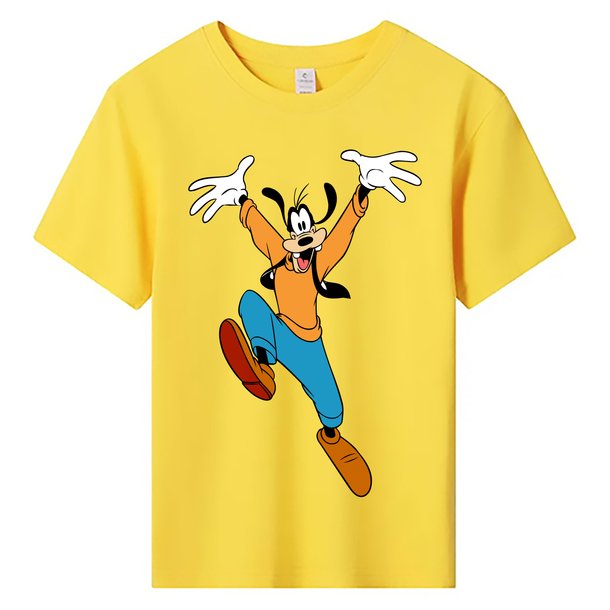 ミッキーマウス Mickey Mouse 綿100％キッズTシャツ（フロントプリント）