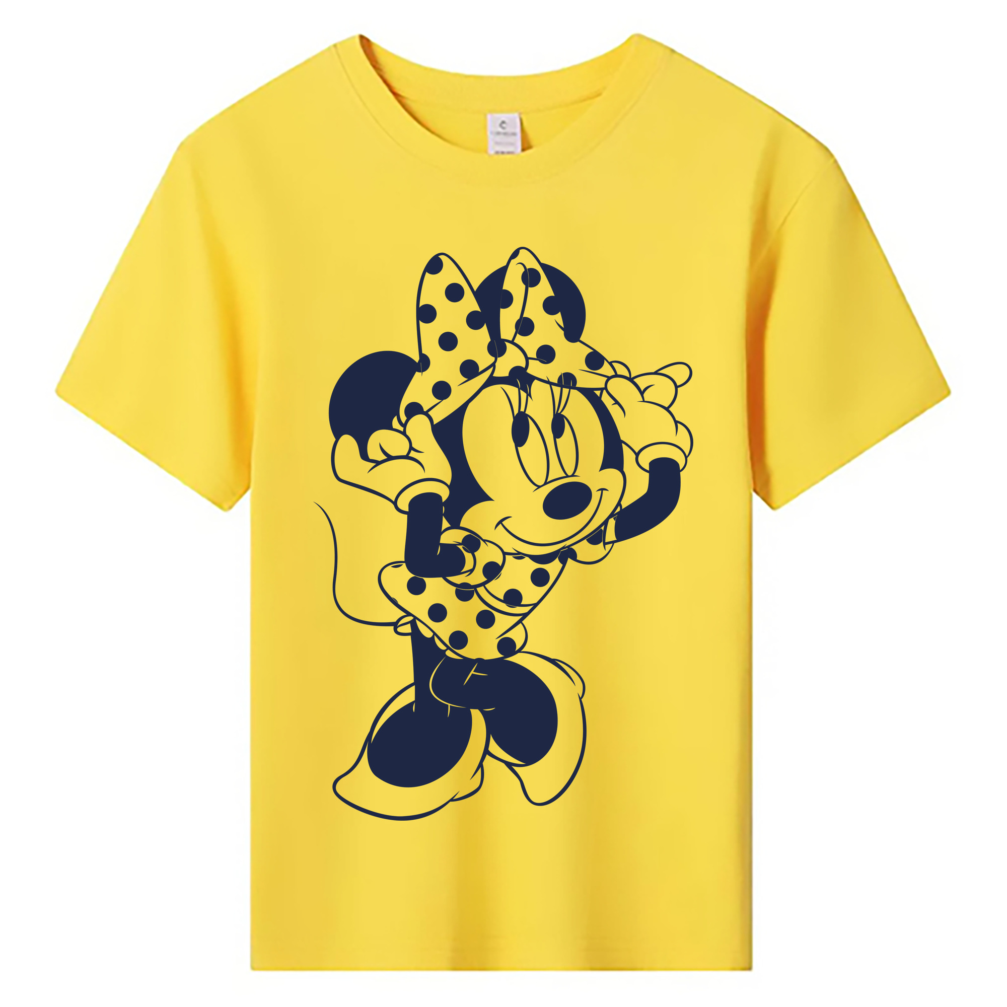 ミッキーマウス Mickey Mouse 綿100％キッズTシャツ（フロントプリント）