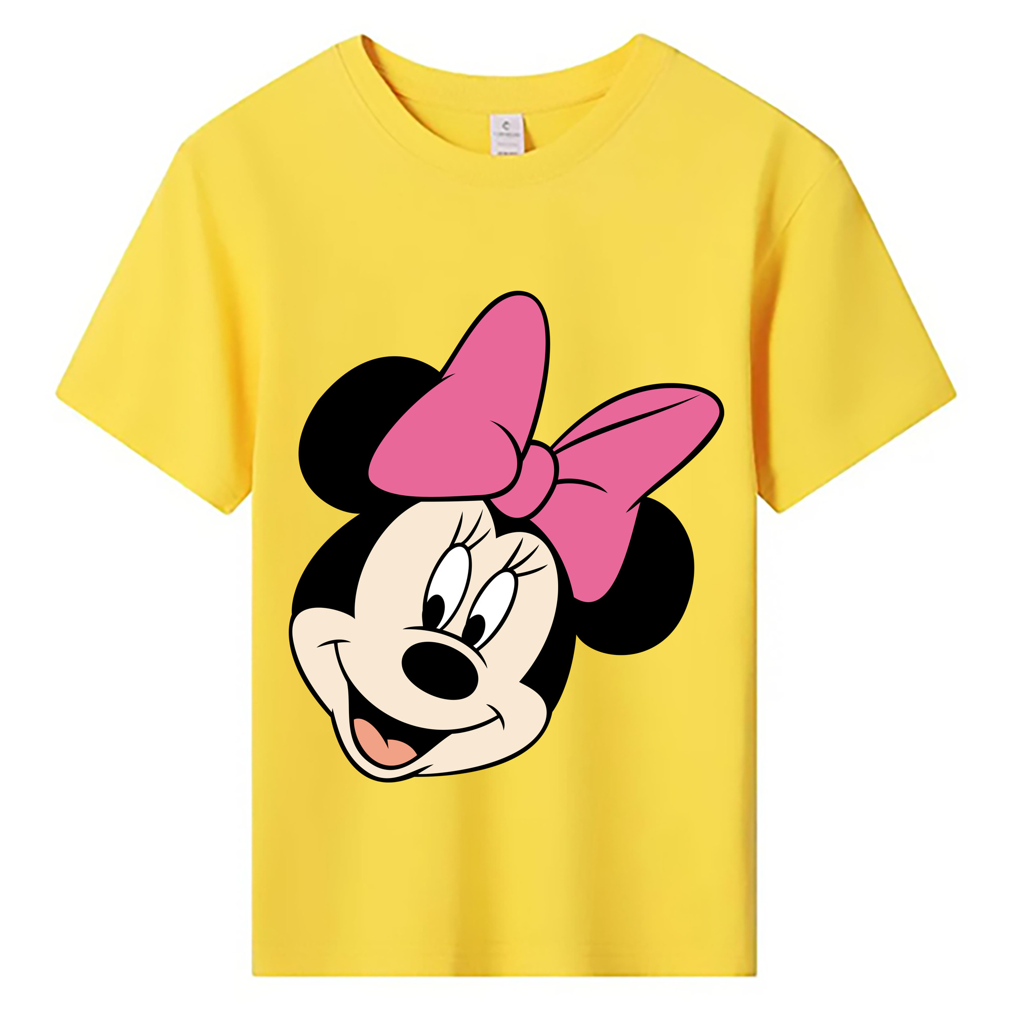 ミッキーマウス Mickey Mouse 綿100％キッズTシャツ（フロントプリント）