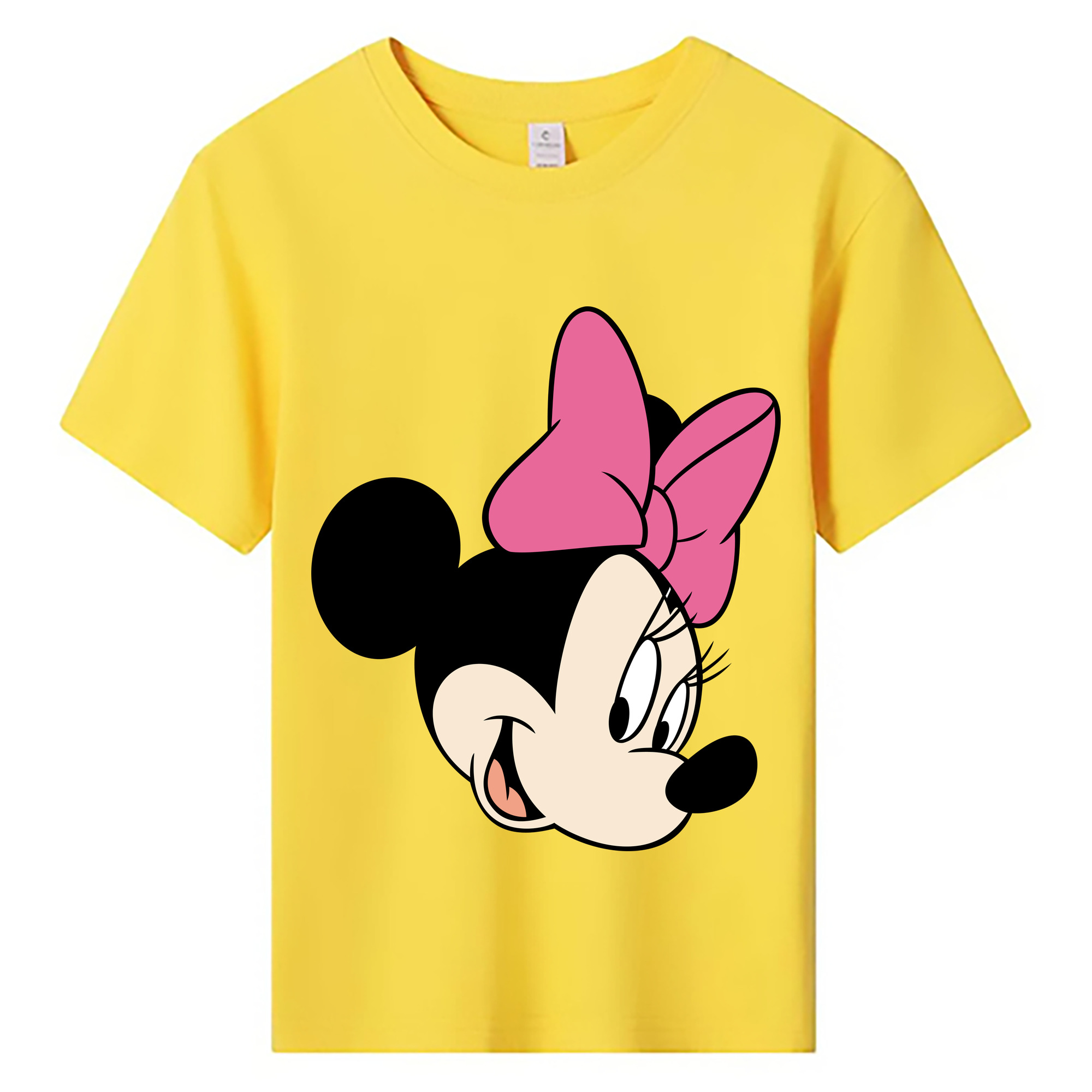 ミッキーマウス Mickey Mouse 綿100％キッズTシャツ（フロントプリント）