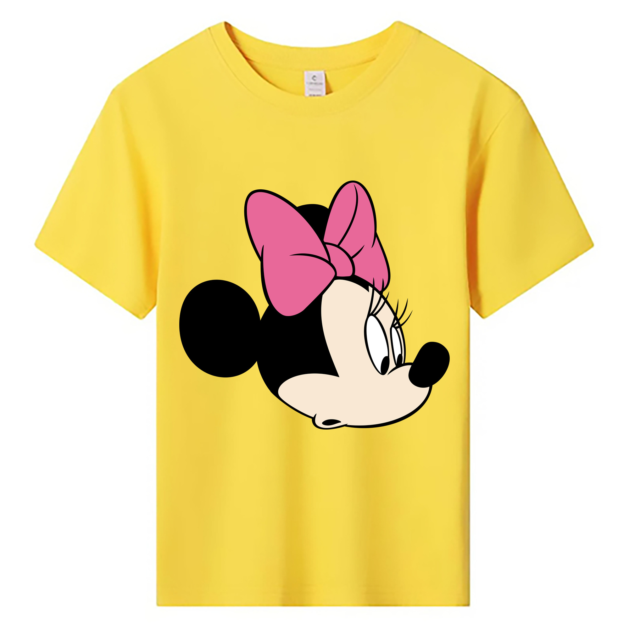 ミッキーマウス Mickey Mouse 綿100％キッズTシャツ（フロントプリント）
