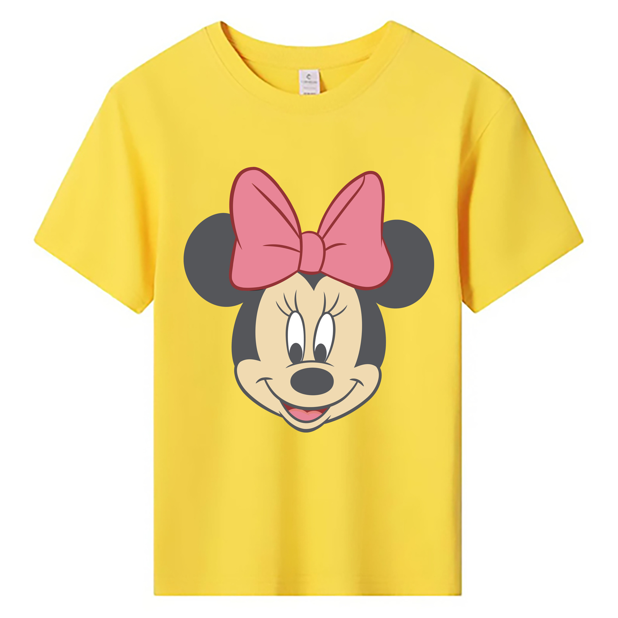 ミッキーマウス Mickey Mouse 綿100％キッズTシャツ（フロントプリント）
