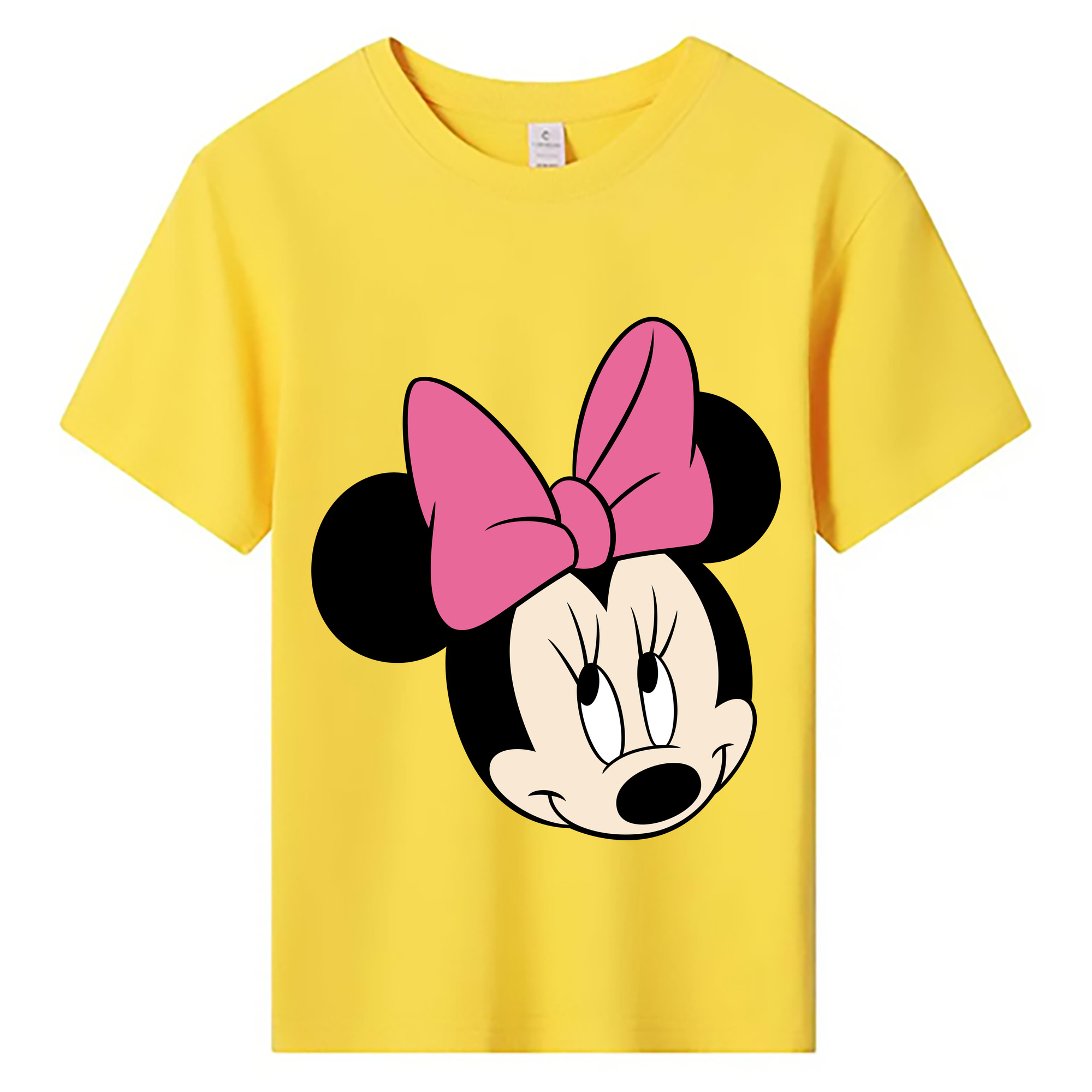 ミッキーマウス Mickey Mouse 綿100％キッズTシャツ（フロントプリント）