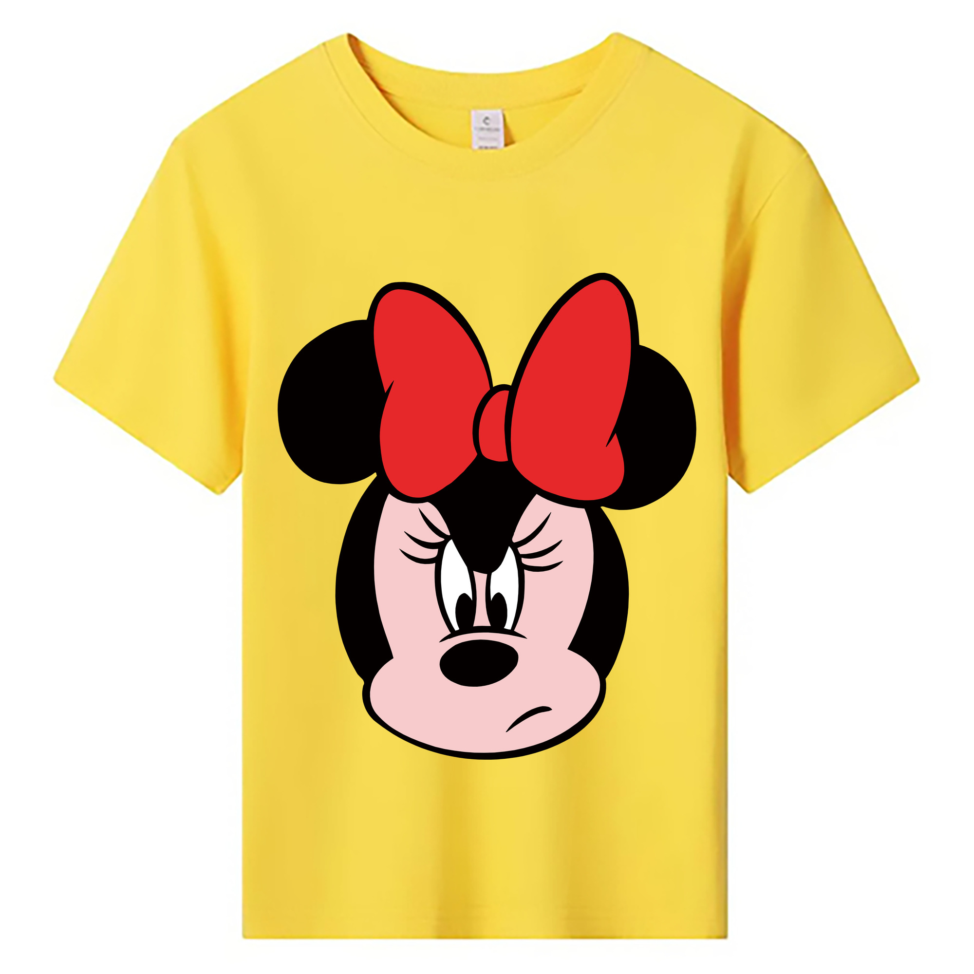 ミッキーマウス Mickey Mouse 綿100％キッズTシャツ（フロントプリント）