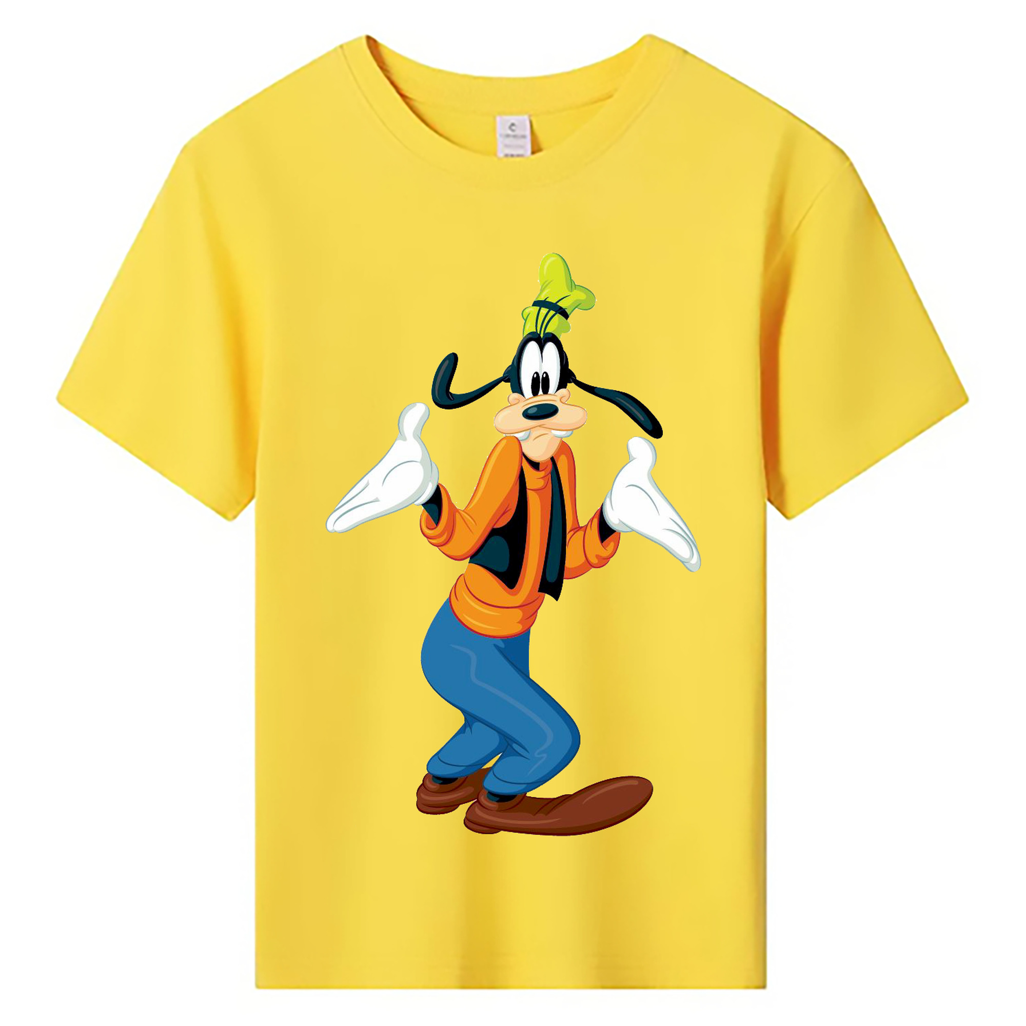 ミッキーマウス Mickey Mouse 綿100％キッズTシャツ（フロントプリント）