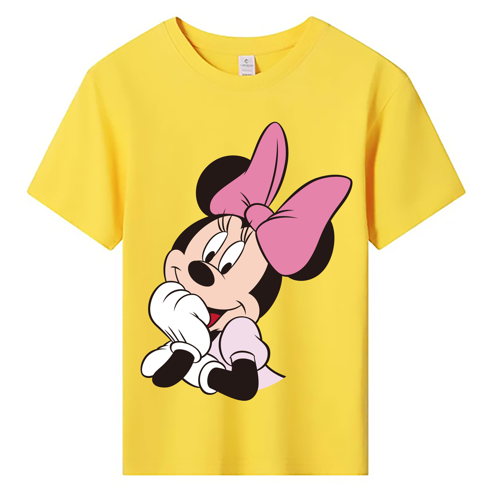ミッキーマウス Mickey Mouse 綿100％キッズTシャツ（フロントプリント）
