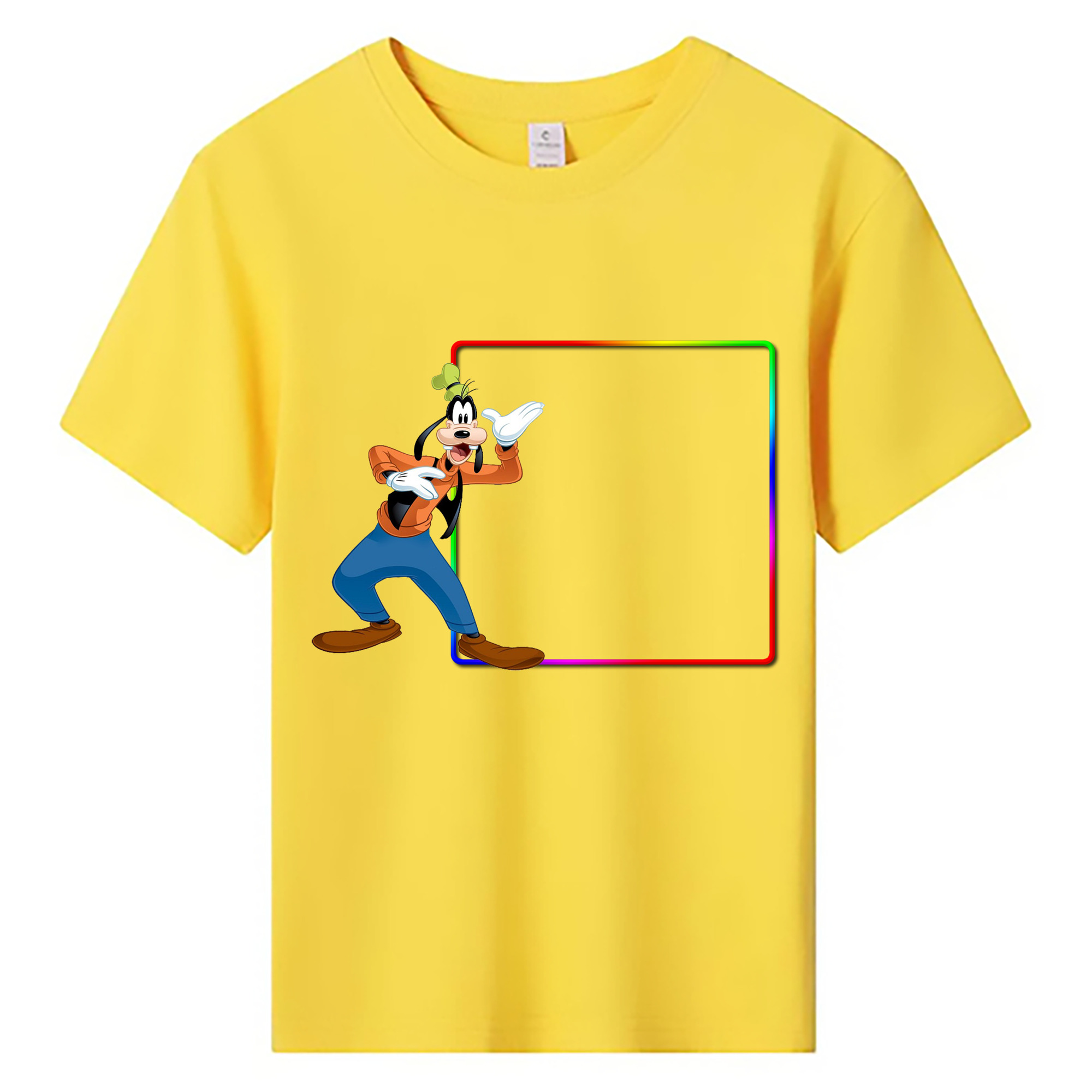 ミッキーマウス Mickey Mouse 綿100％キッズTシャツ（フロントプリント）