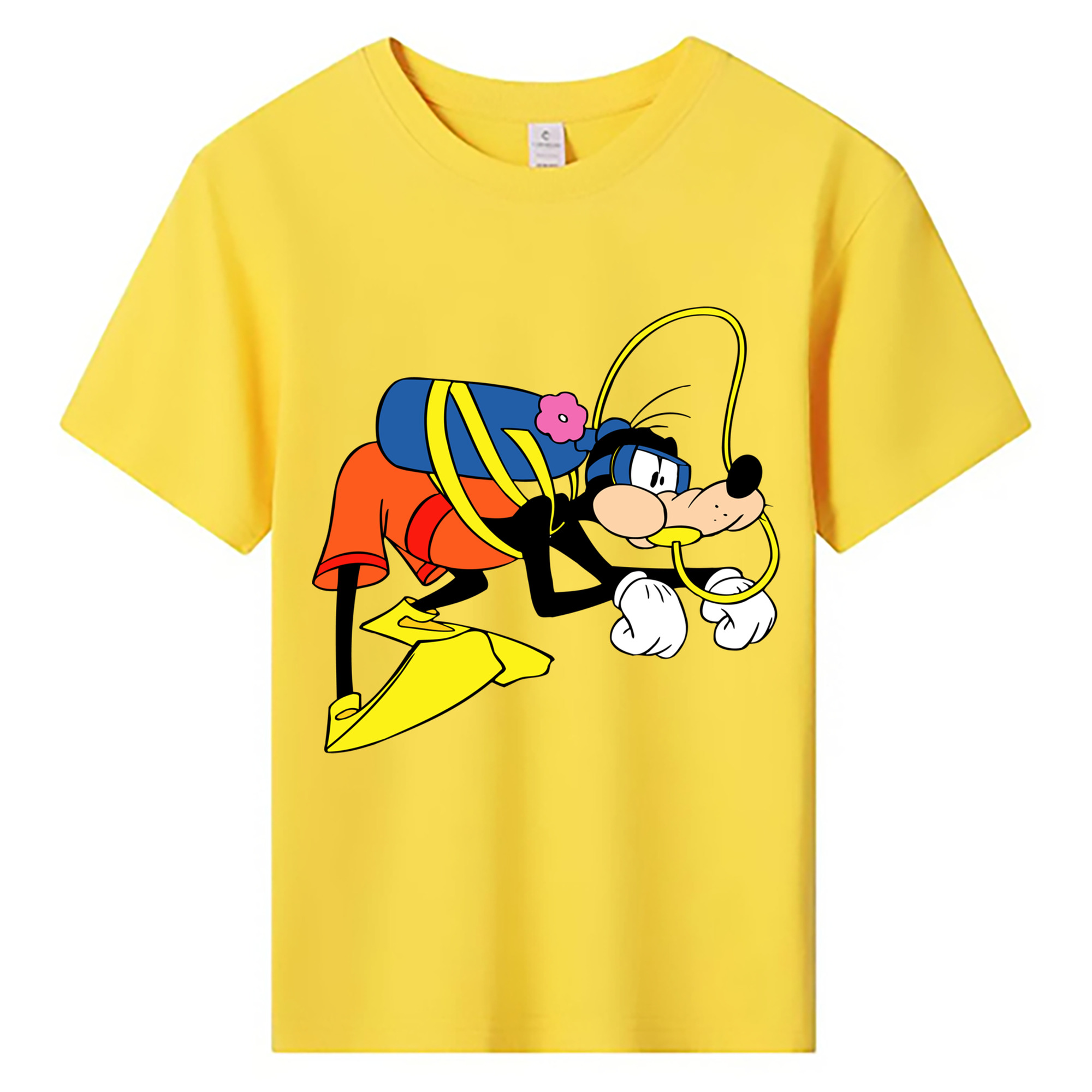 ミッキーマウス Mickey Mouse 綿100％キッズTシャツ（フロントプリント）