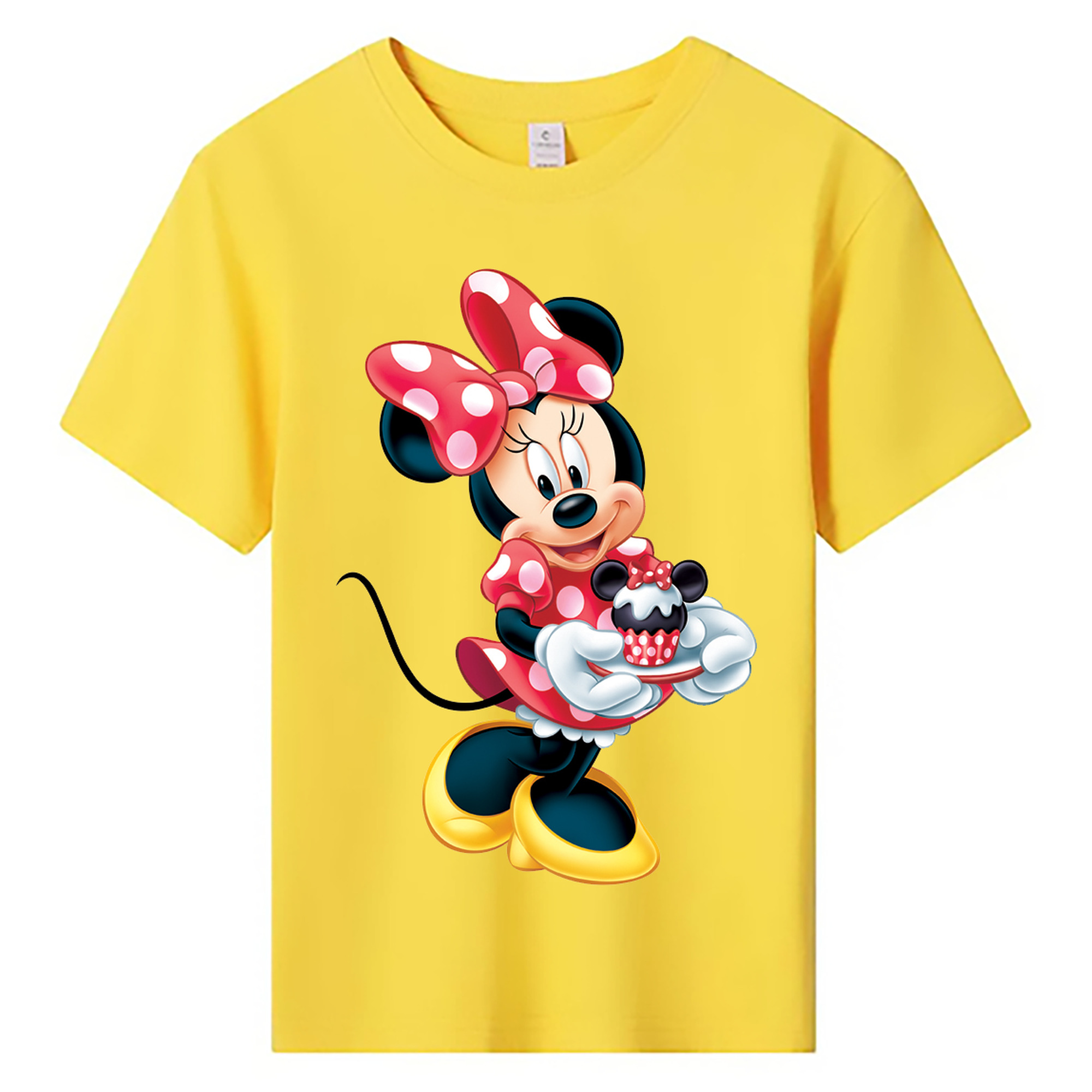 ミッキーマウス Mickey Mouse 綿100％キッズTシャツ（フロントプリント）