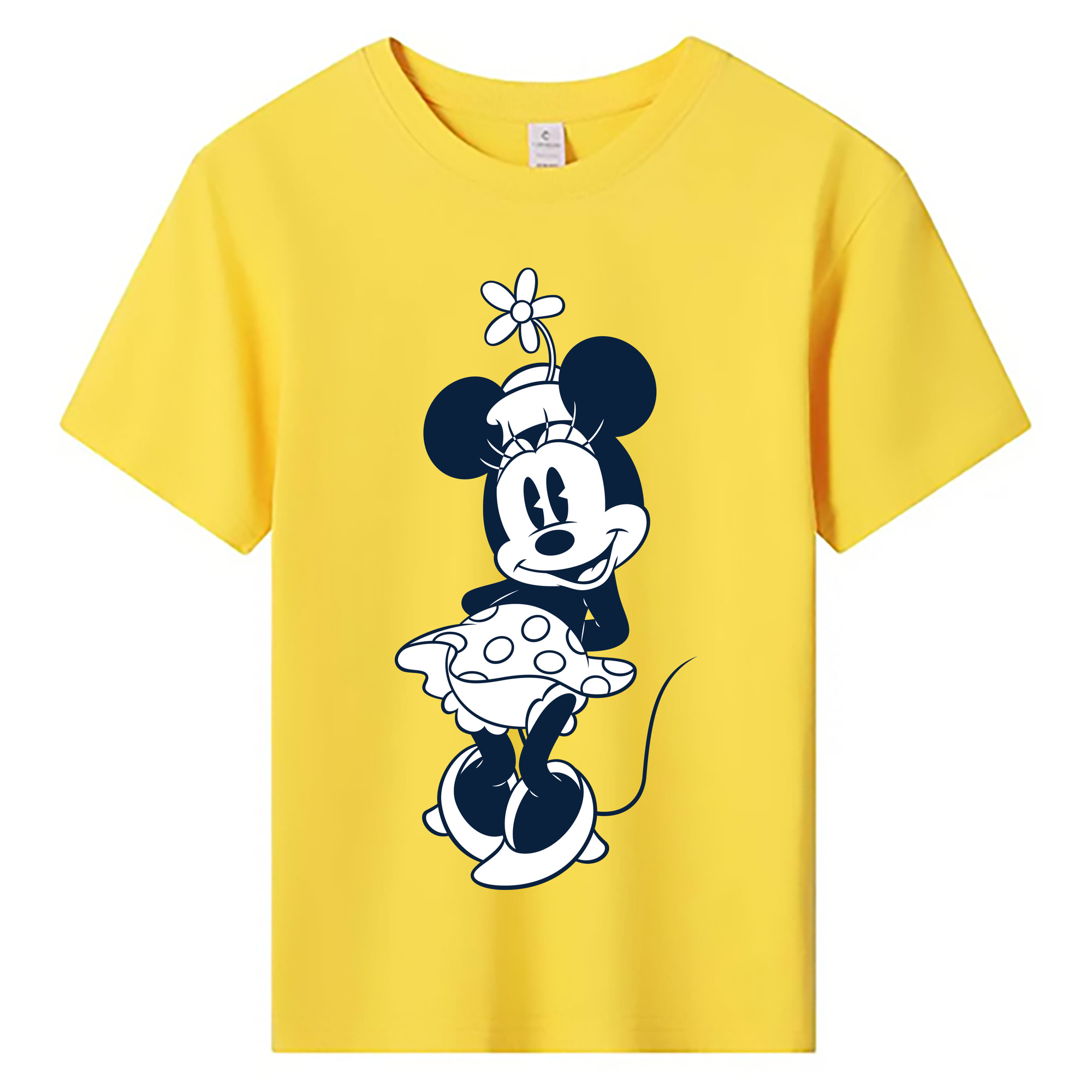 ミッキーマウス Mickey Mouse 綿100％キッズTシャツ（フロントプリント）