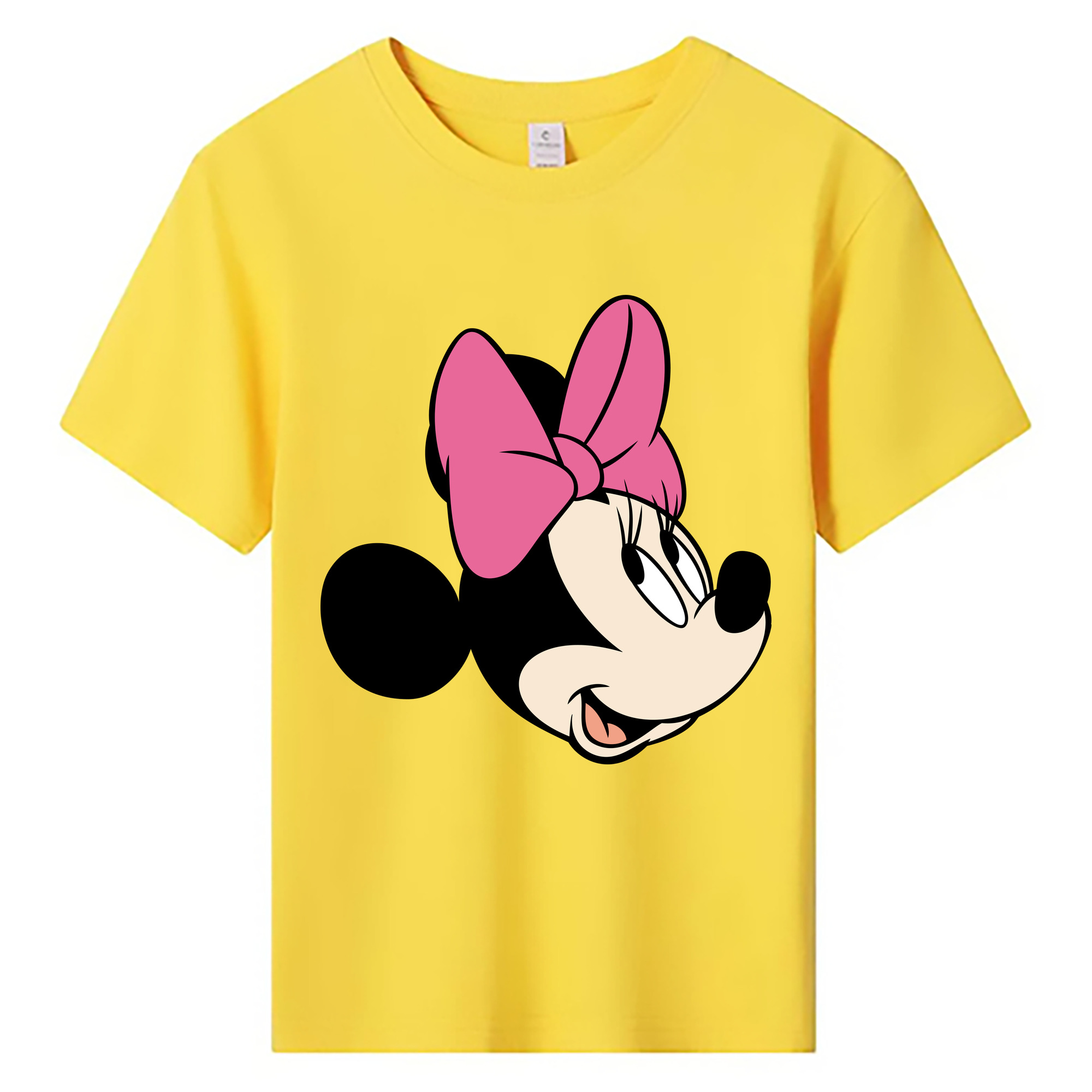 ミッキーマウス Mickey Mouse 綿100％キッズTシャツ（フロントプリント）