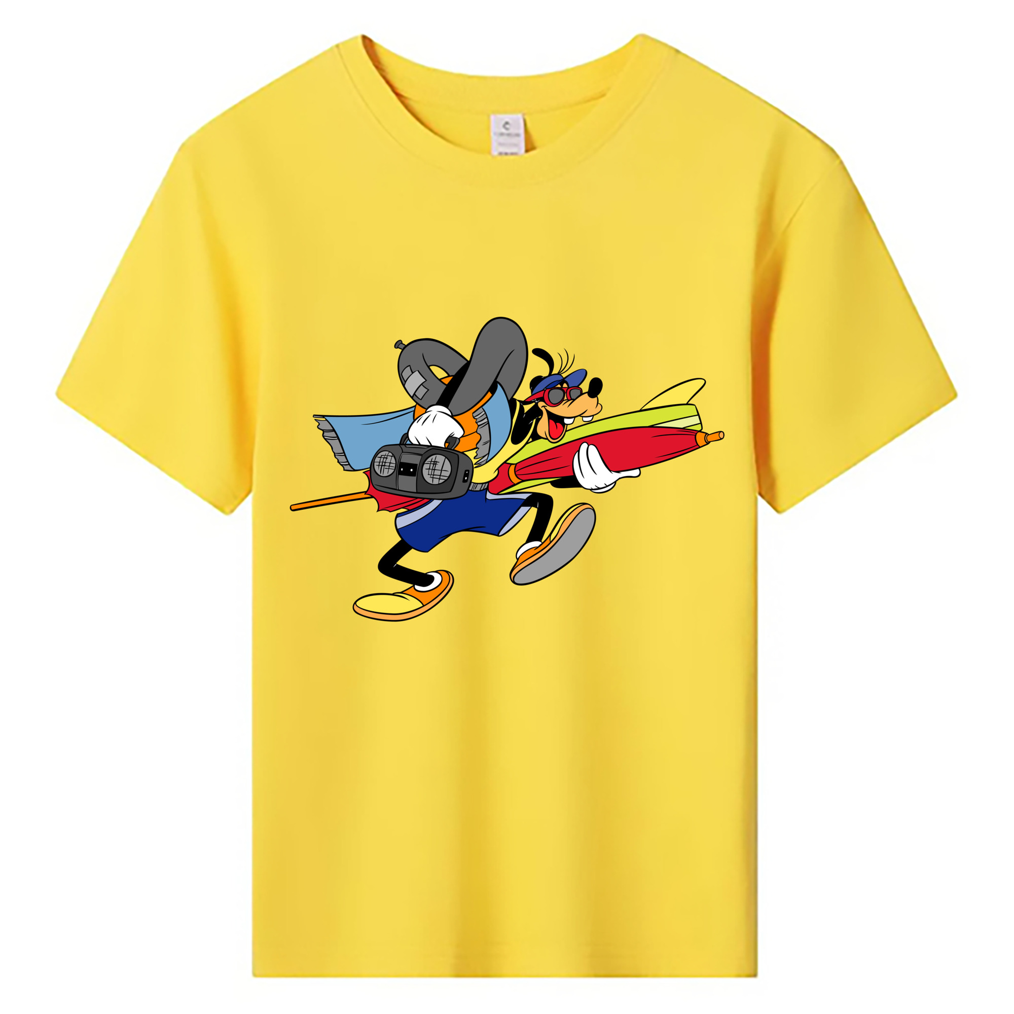 ミッキーマウス Mickey Mouse 綿100％キッズTシャツ（フロントプリント）