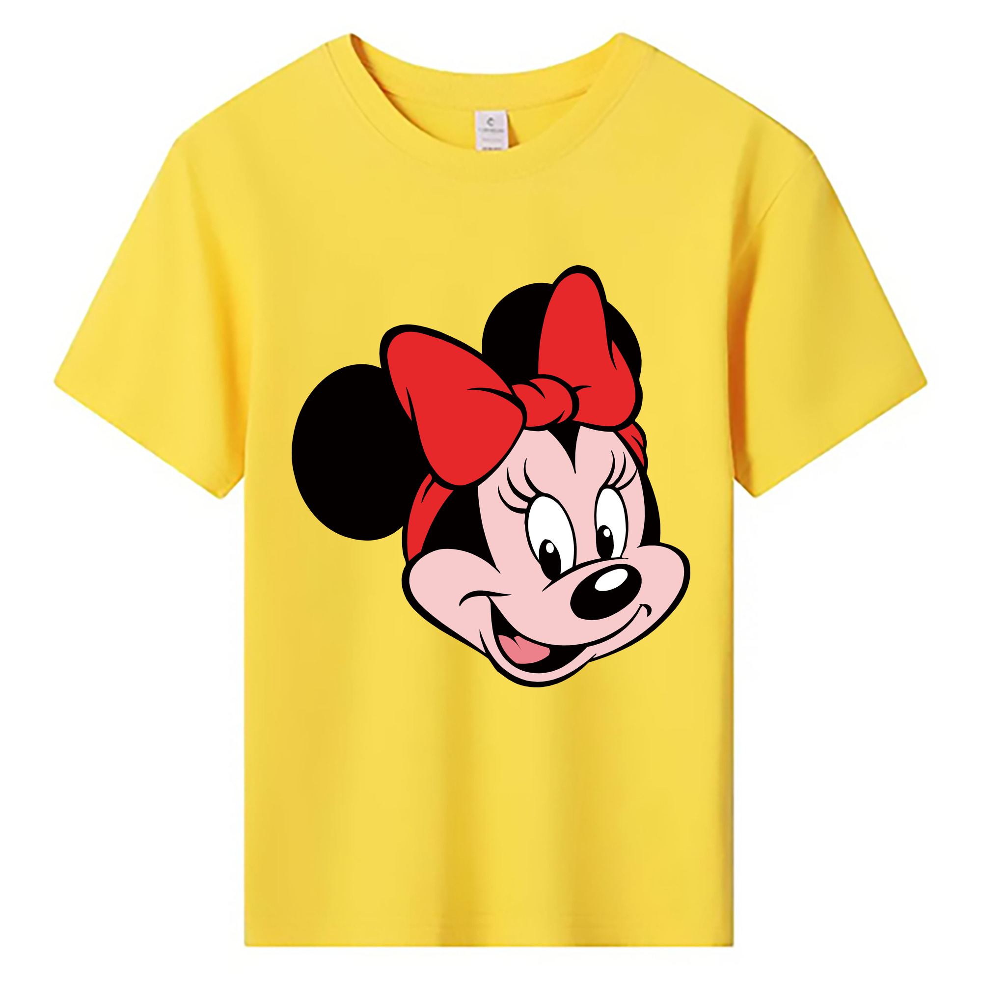 ミッキーマウス Mickey Mouse 綿100％キッズTシャツ（フロントプリント）