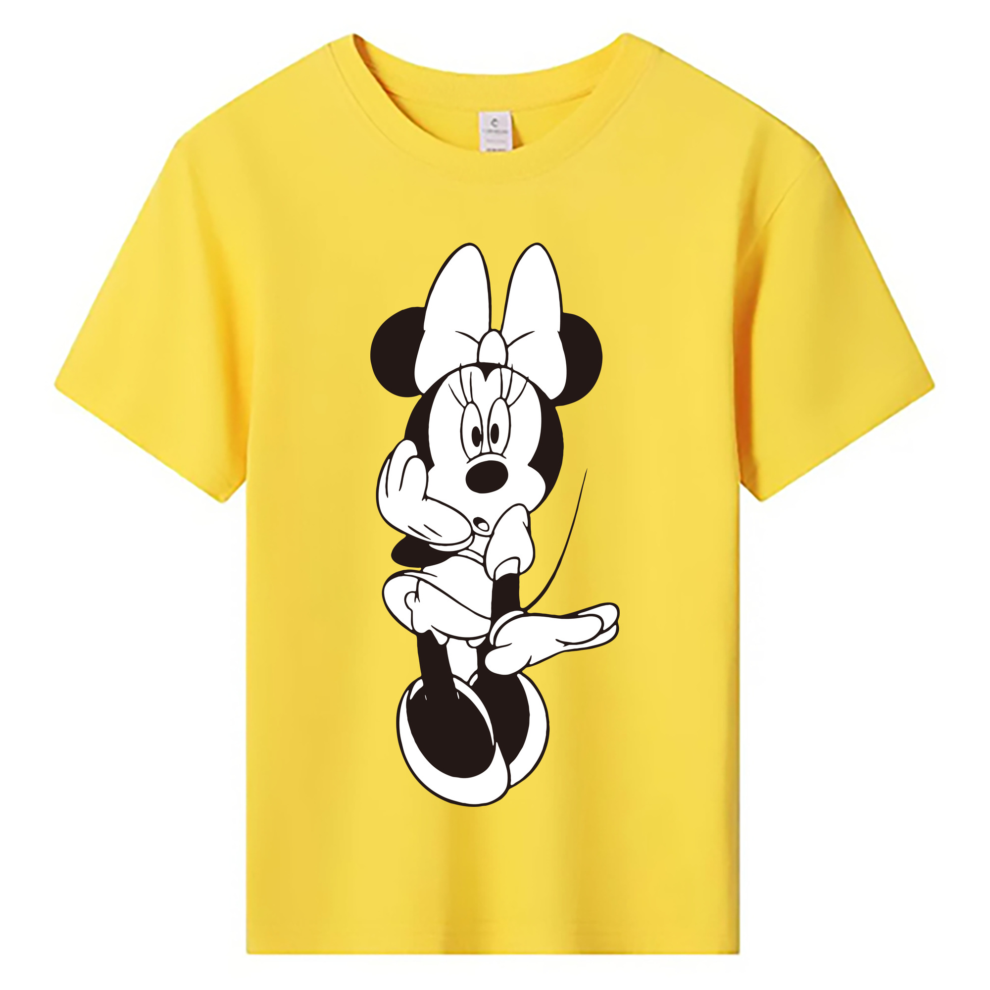 ミッキーマウス Mickey Mouse 綿100％キッズTシャツ（フロントプリント）