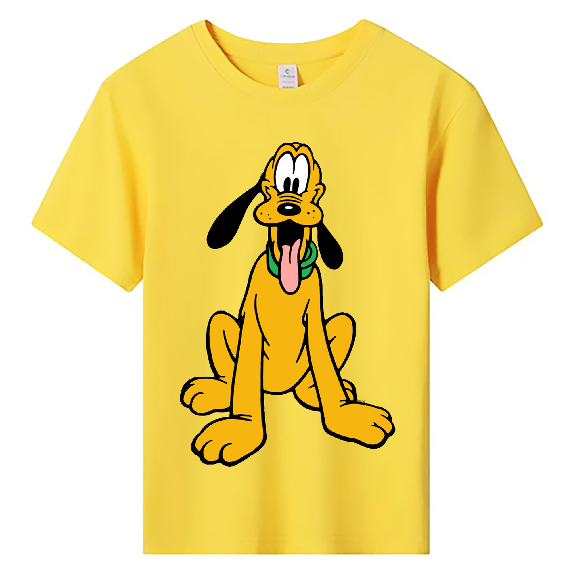 ミッキーマウス Mickey Mouse 綿100％キッズTシャツ（フロントプリント）