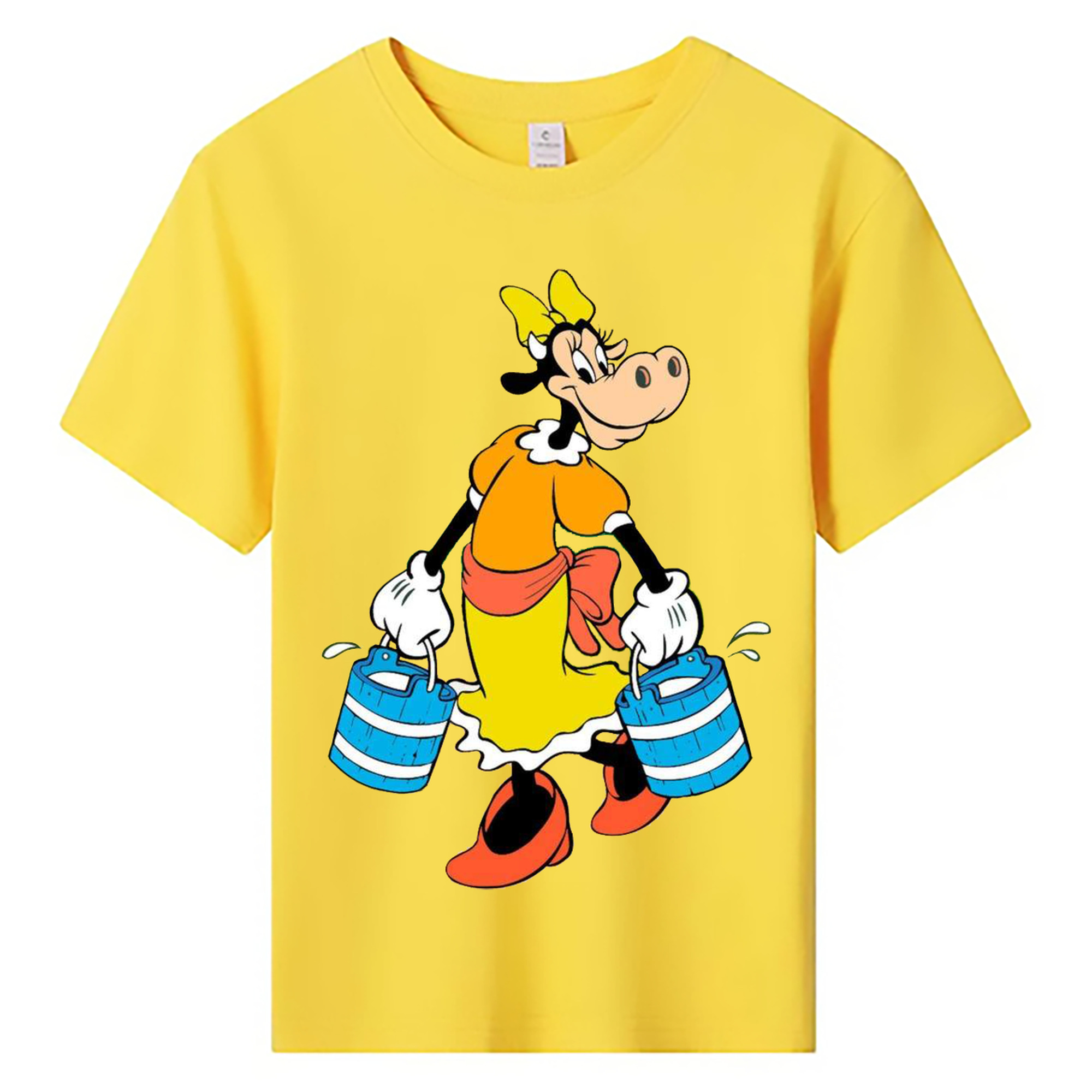 ミッキーマウス Mickey Mouse 綿100％キッズTシャツ（フロントプリント）