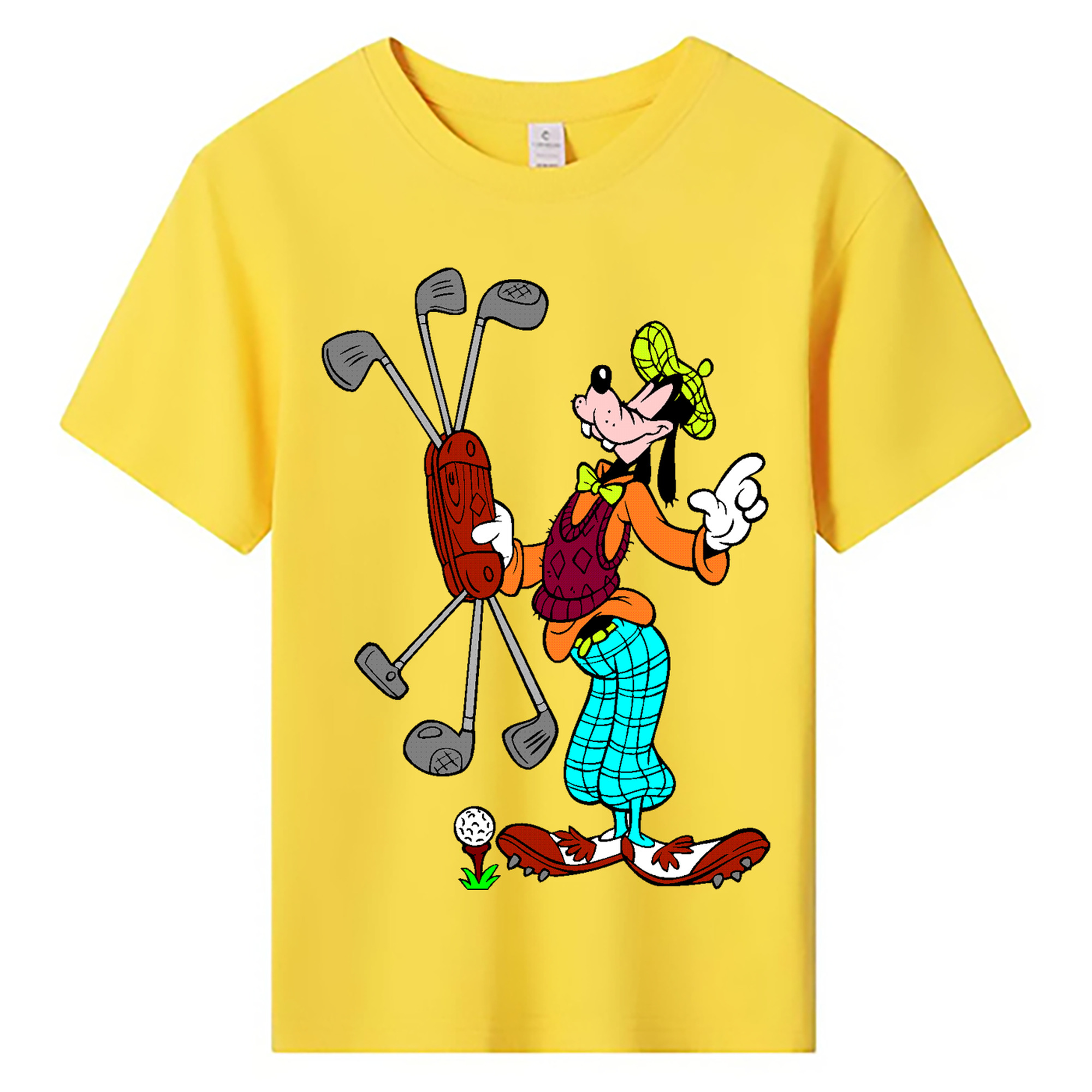 ミッキーマウス Mickey Mouse 綿100％キッズTシャツ（フロントプリント）