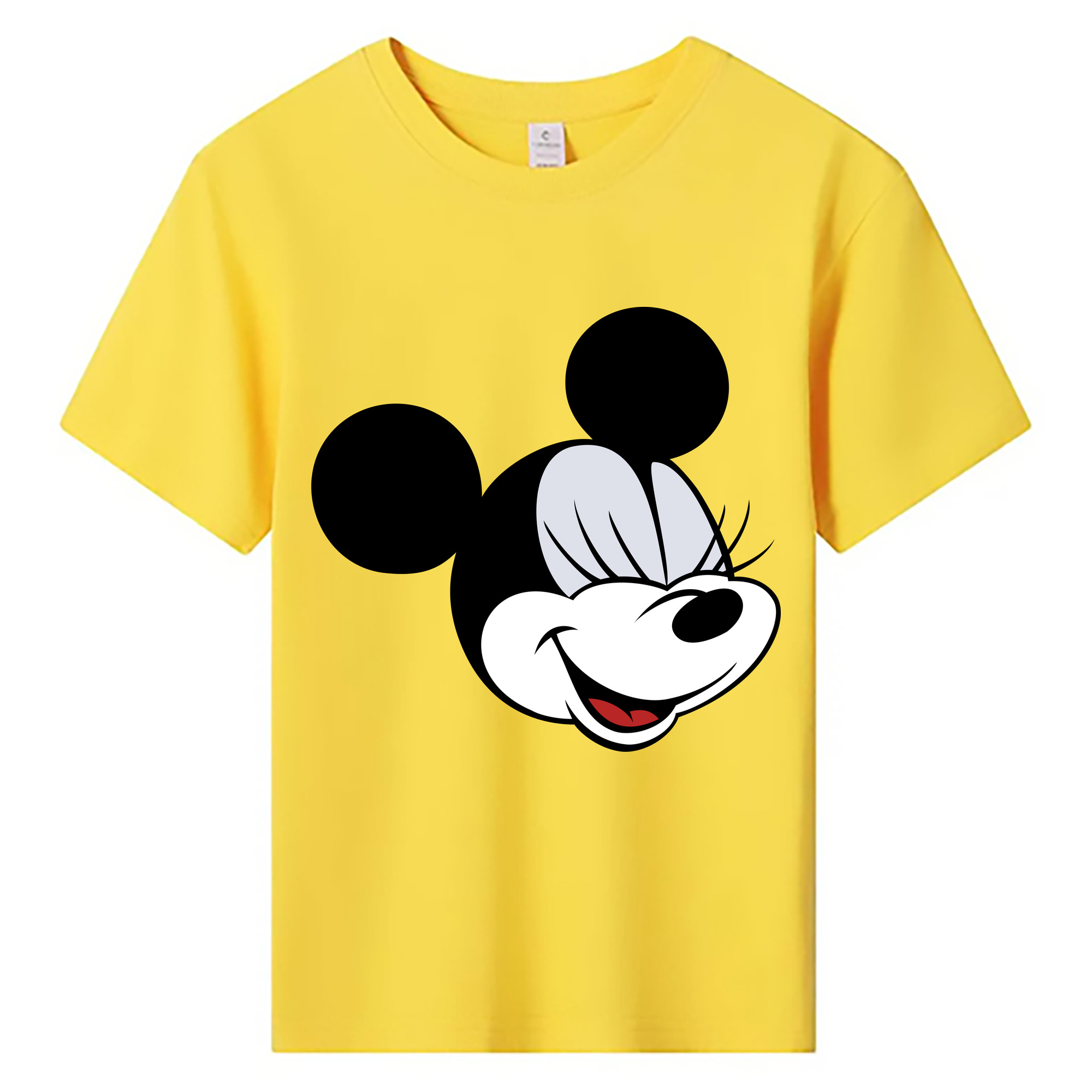 ミッキーマウス Mickey Mouse 綿100％キッズTシャツ（フロントプリント）