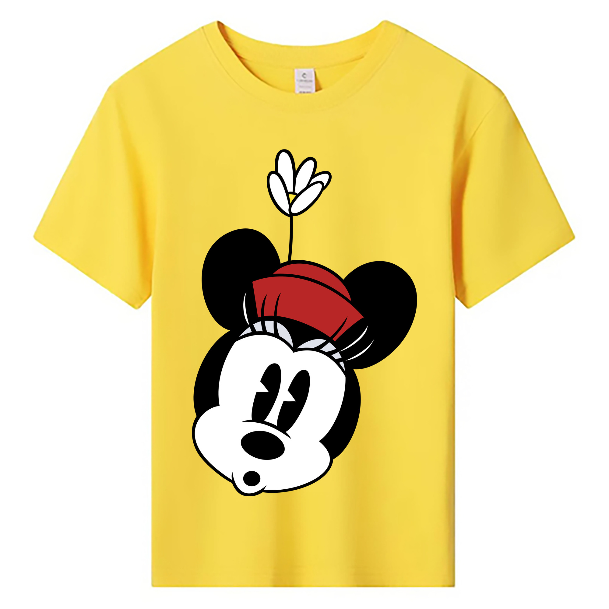 ミッキーマウス Mickey Mouse 綿100％キッズTシャツ（フロントプリント）