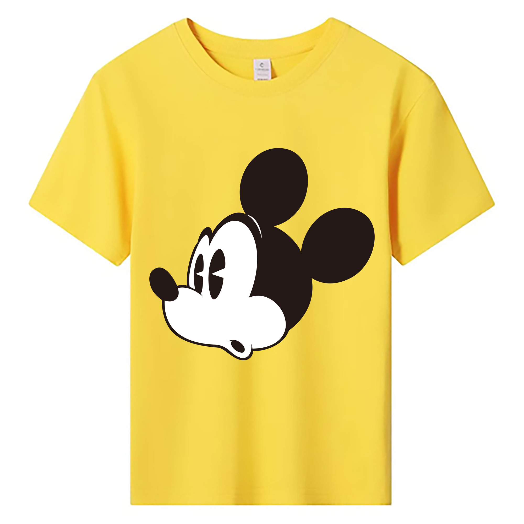 ミッキーマウス Mickey Mouse 綿100％キッズTシャツ（フロントプリント）