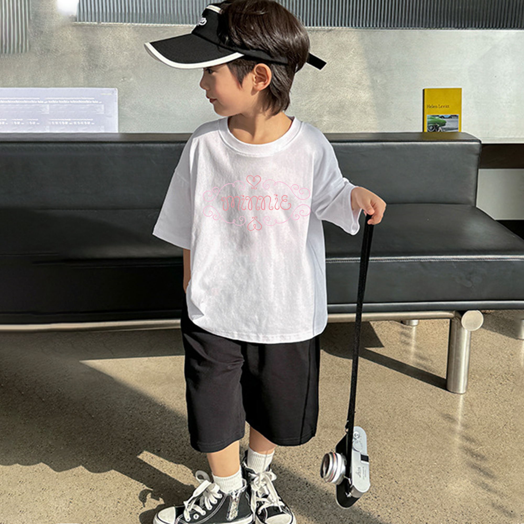 ミッキーマウス Mickey Mouse 綿100％キッズTシャツ（フロントプリント）