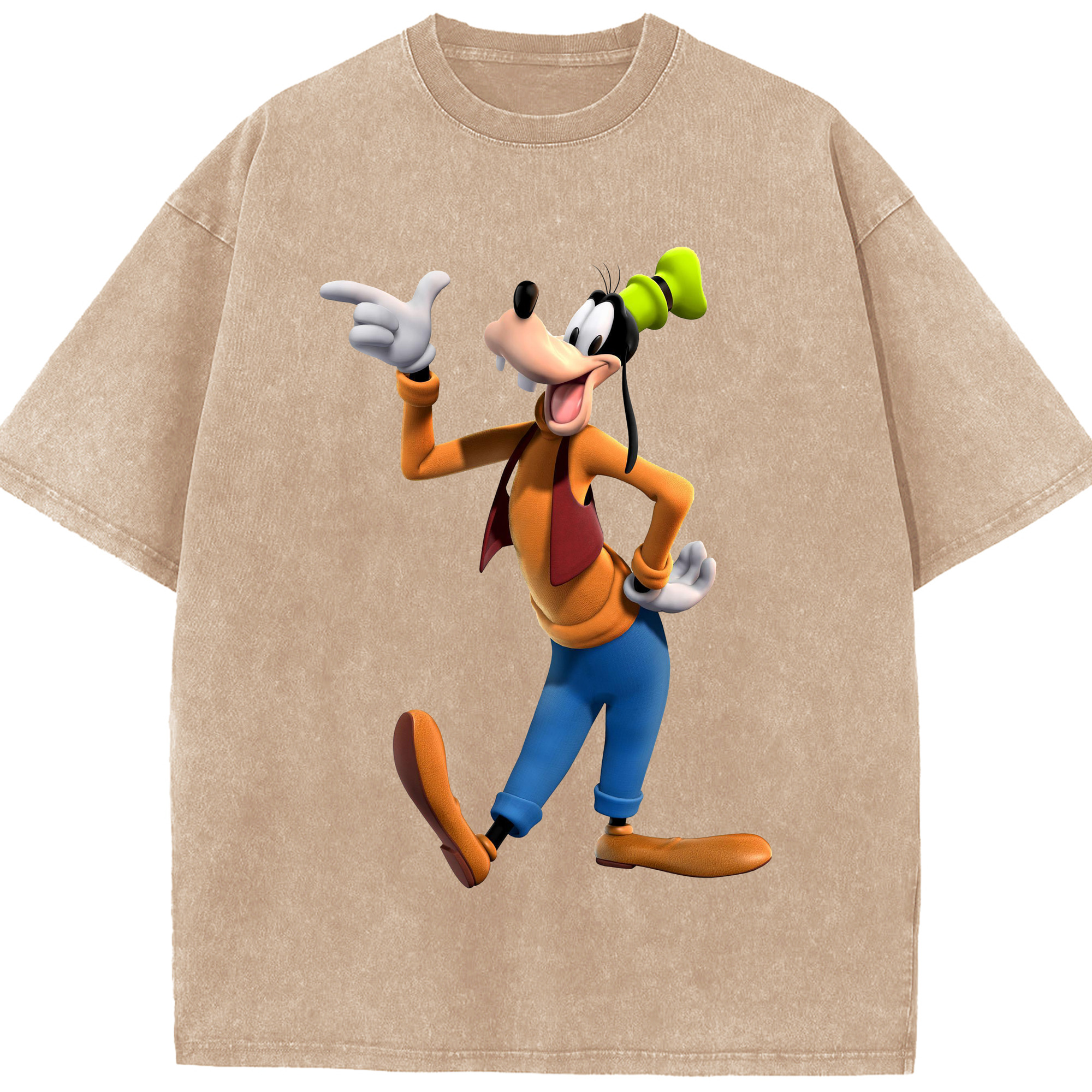 （画像用） ミッキーマウス Mickey Mouse 綿100% ヴィンテージ風 半袖Tシャツ（フロントプリント）