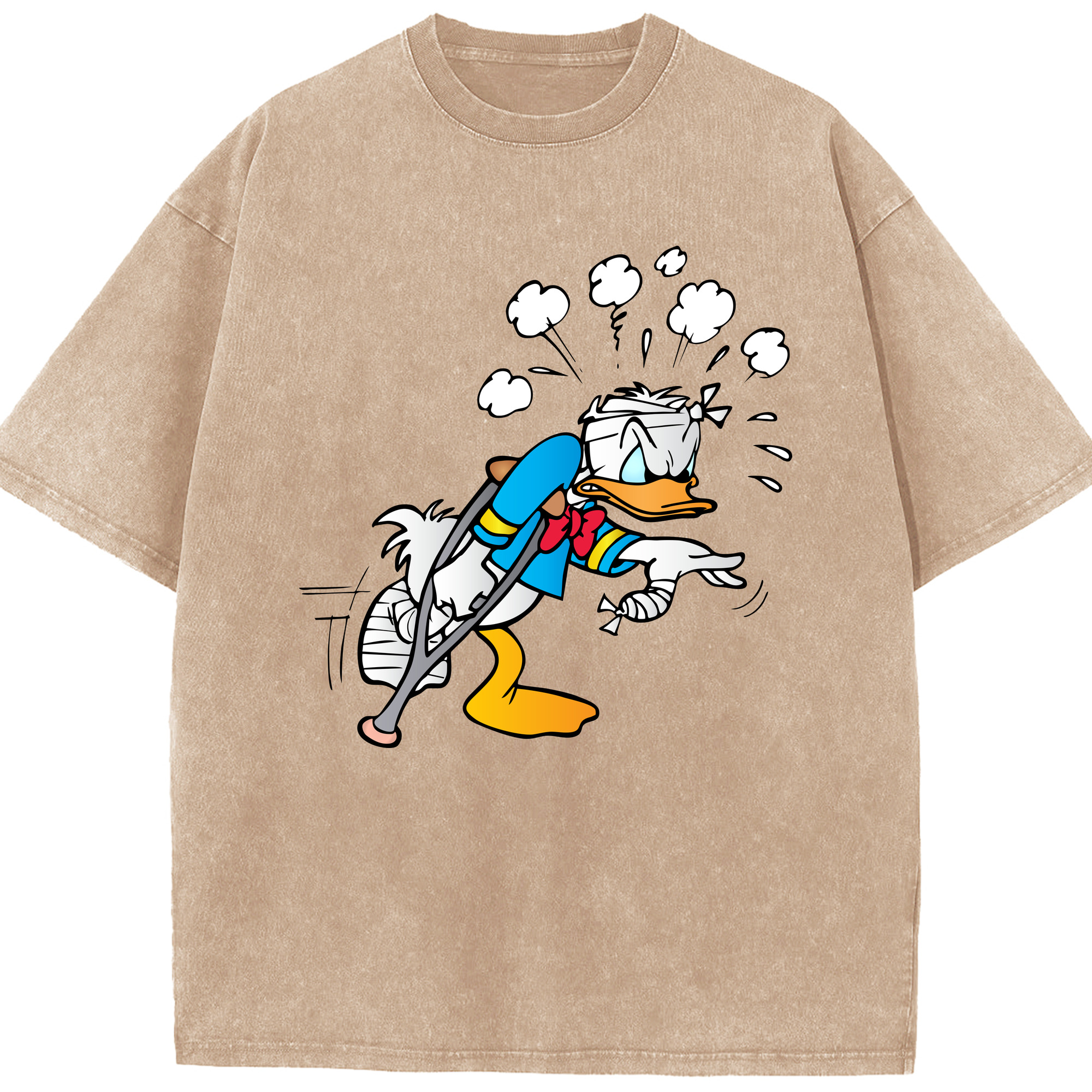 （画像用） ミッキーマウス Mickey Mouse 綿100% ヴィンテージ風 半袖Tシャツ（フロントプリント）