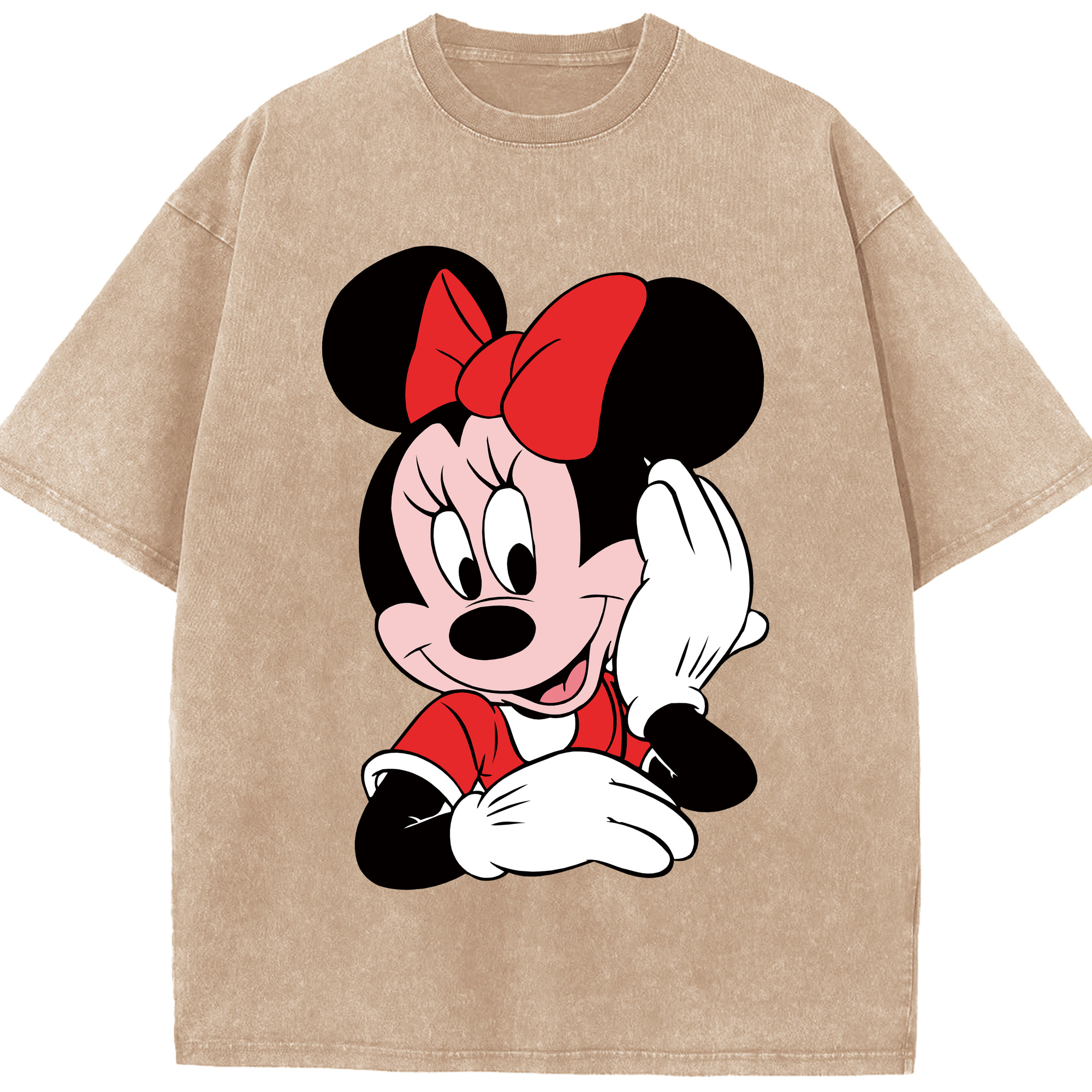 （画像用） ミッキーマウス Mickey Mouse 綿100% ヴィンテージ風 半袖Tシャツ（フロントプリント）