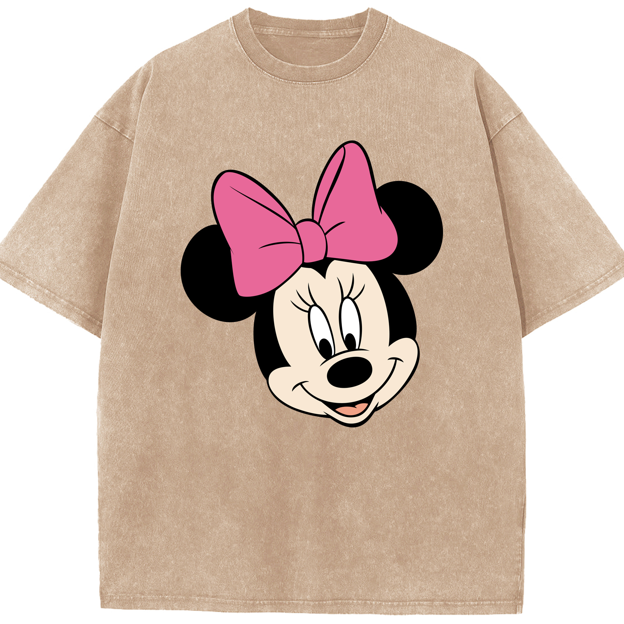 （画像用） ミッキーマウス Mickey Mouse 綿100% ヴィンテージ風 半袖Tシャツ（フロントプリント）