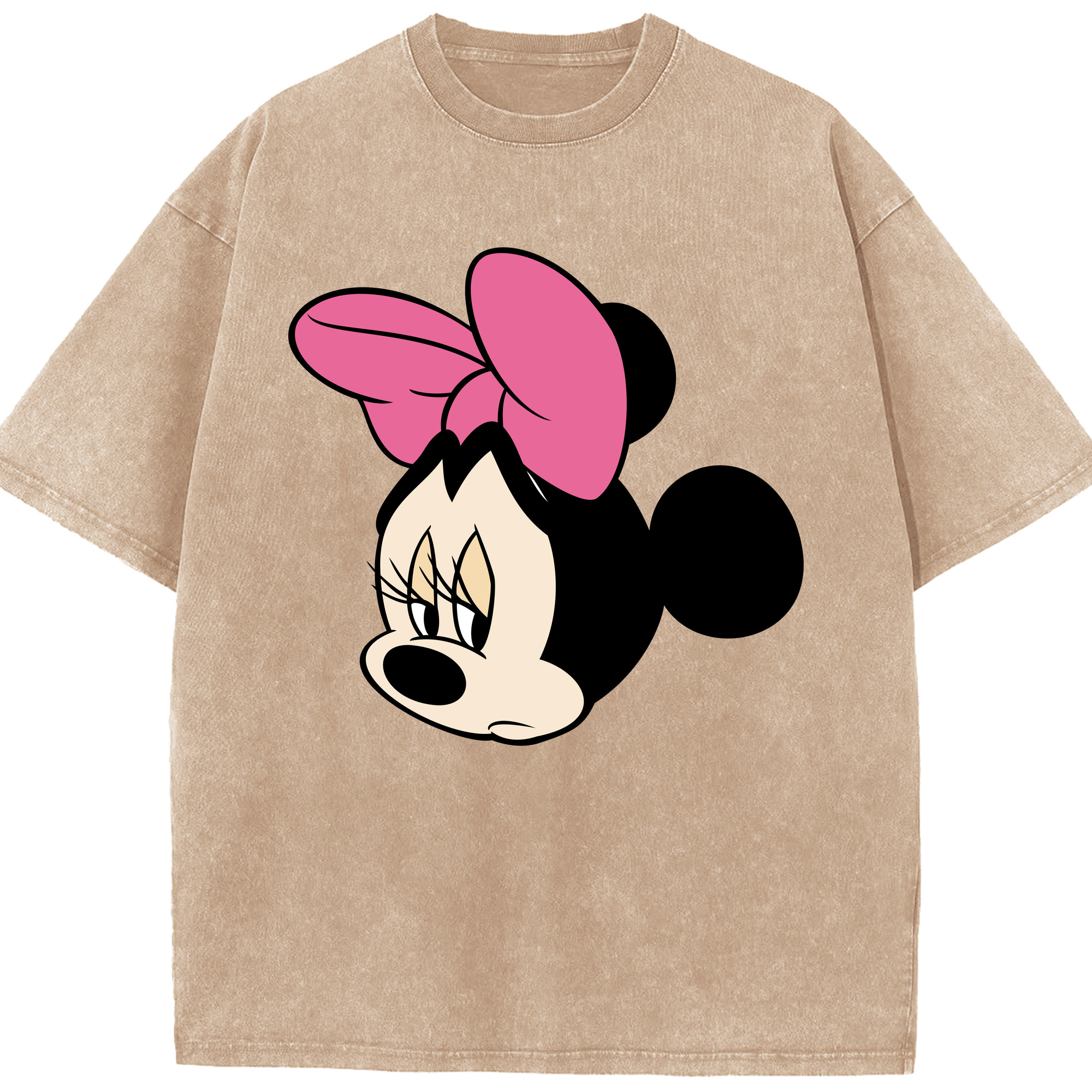 （画像用） ミッキーマウス Mickey Mouse 綿100% ヴィンテージ風 半袖Tシャツ（フロントプリント）