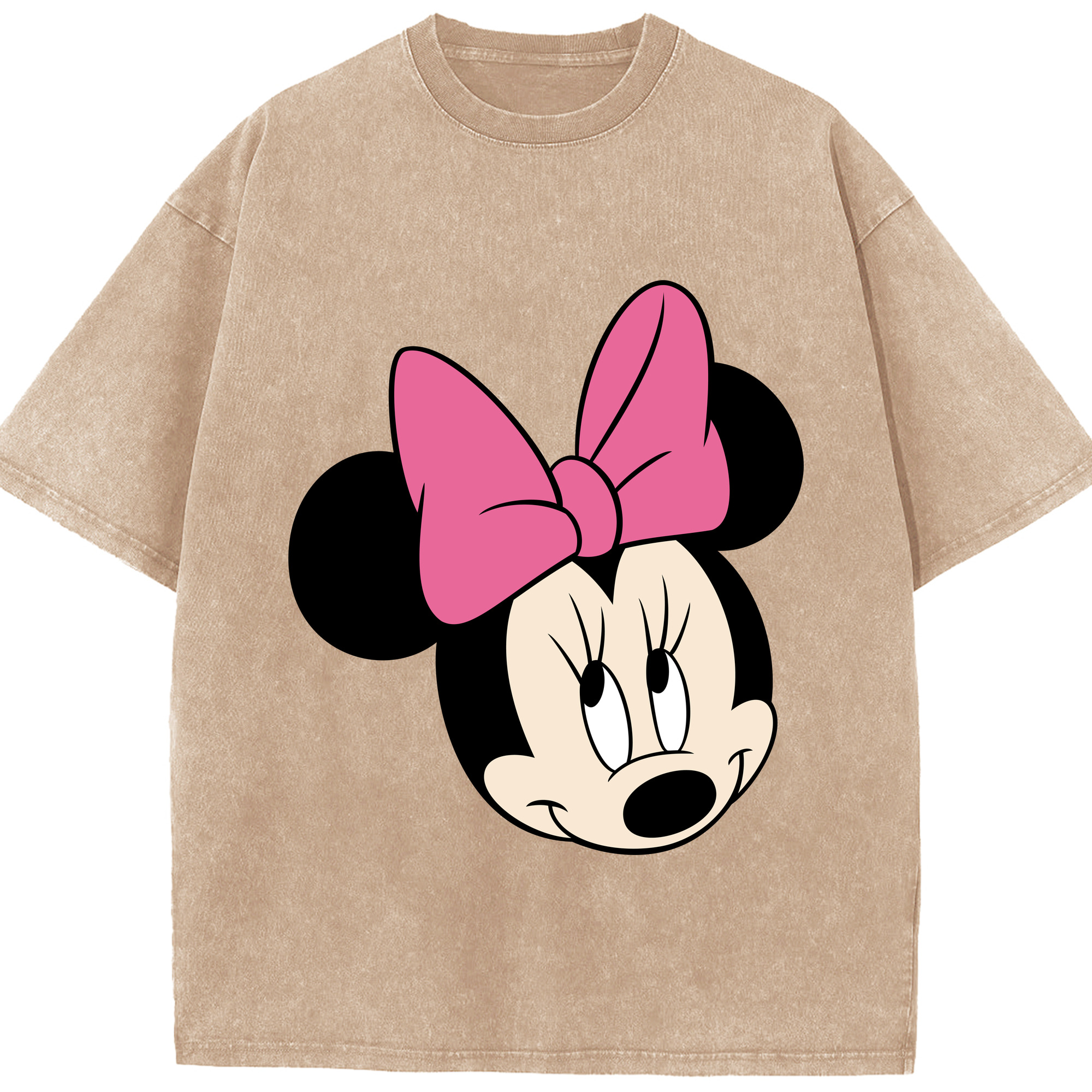 （画像用） ミッキーマウス Mickey Mouse 綿100% ヴィンテージ風 半袖Tシャツ（フロントプリント）