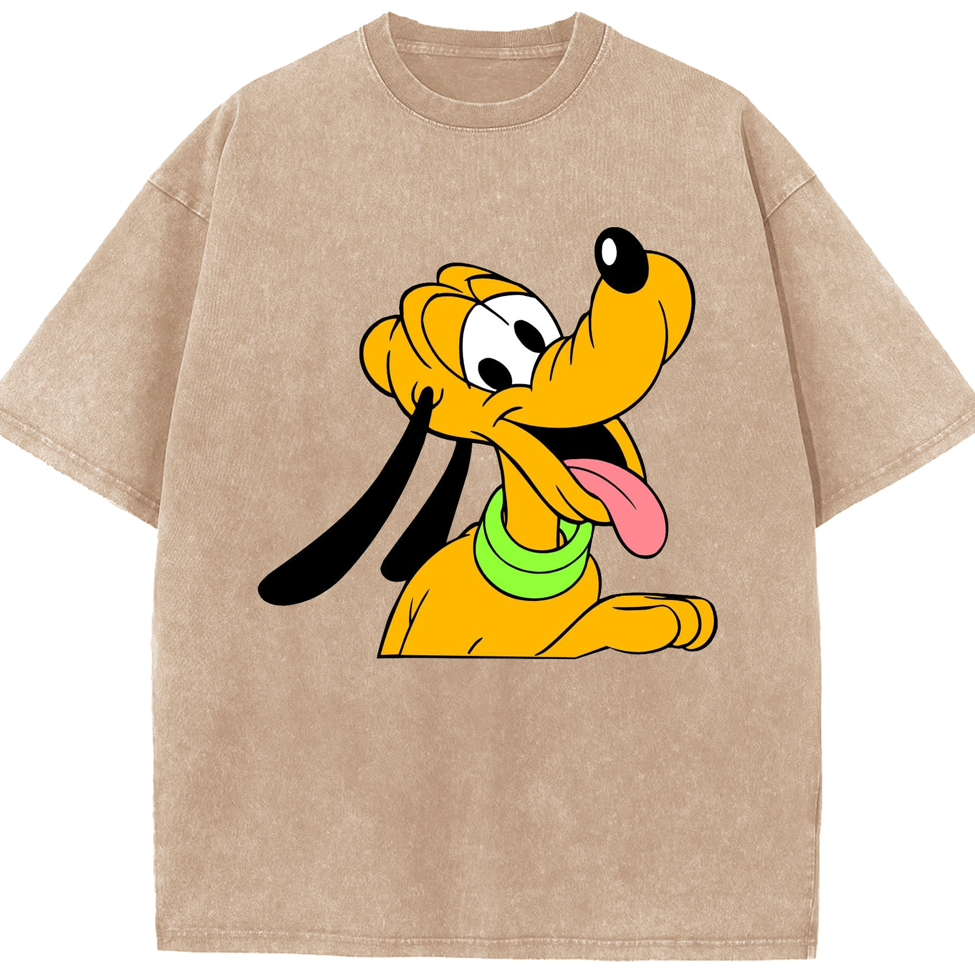 （画像用） ミッキーマウス Mickey Mouse 綿100% ヴィンテージ風 半袖Tシャツ（フロントプリント）