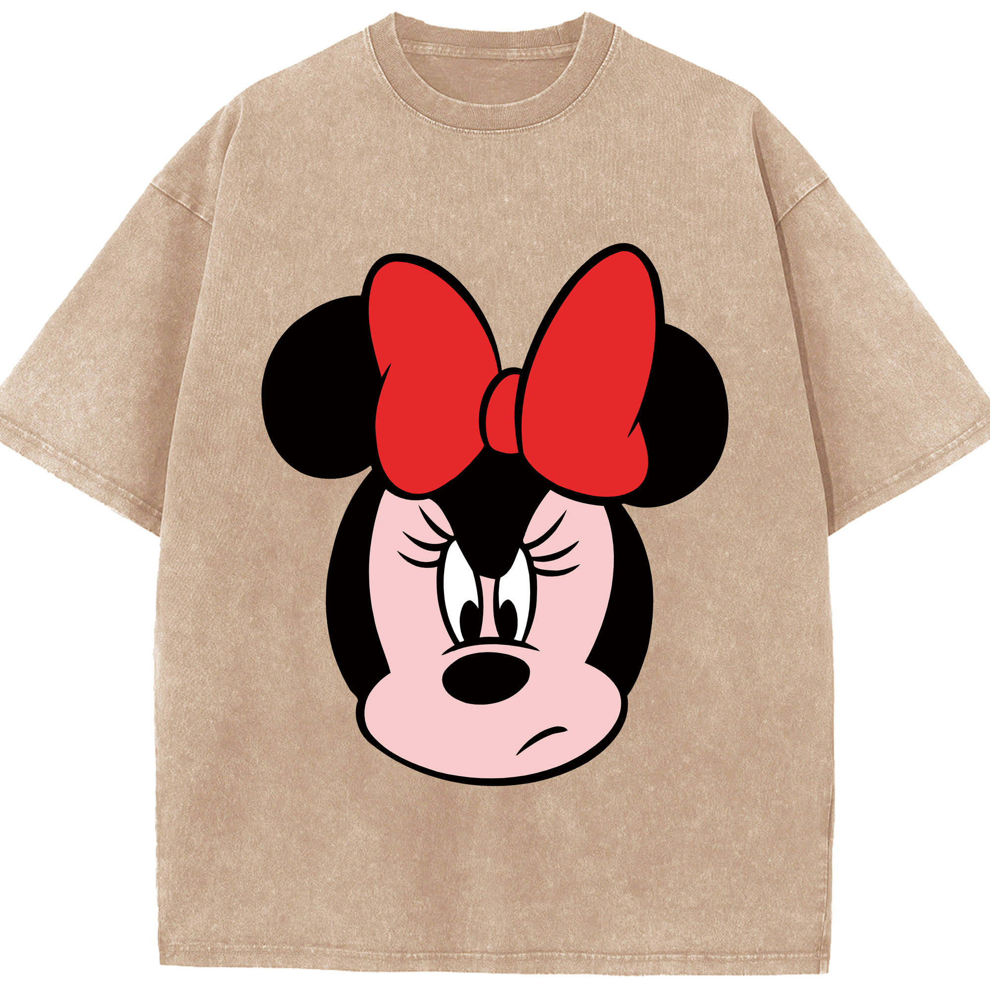 （画像用） ミッキーマウス Mickey Mouse 綿100% ヴィンテージ風 半袖Tシャツ（フロントプリント）