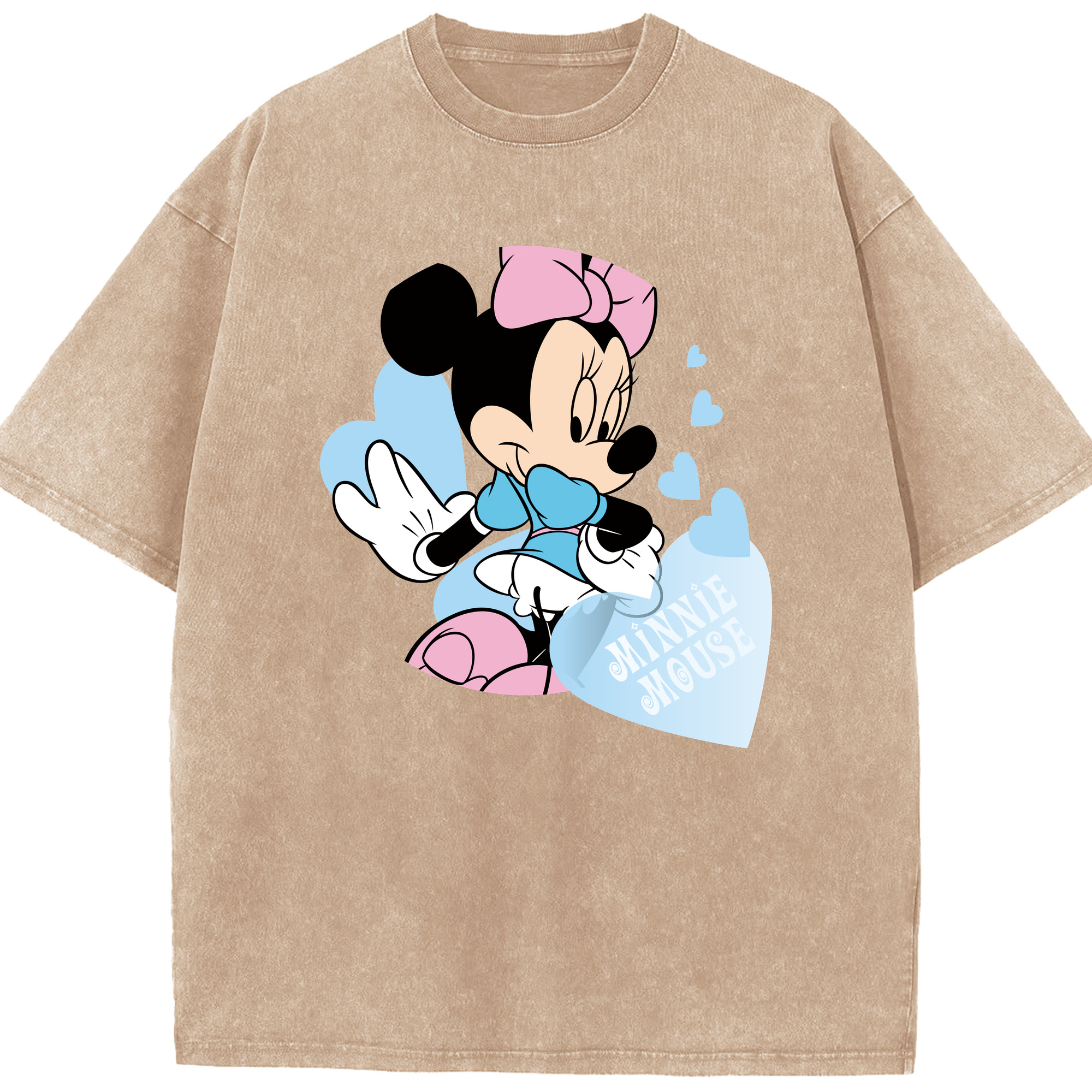 （画像用） ミッキーマウス Mickey Mouse 綿100% ヴィンテージ風 半袖Tシャツ（フロントプリント）